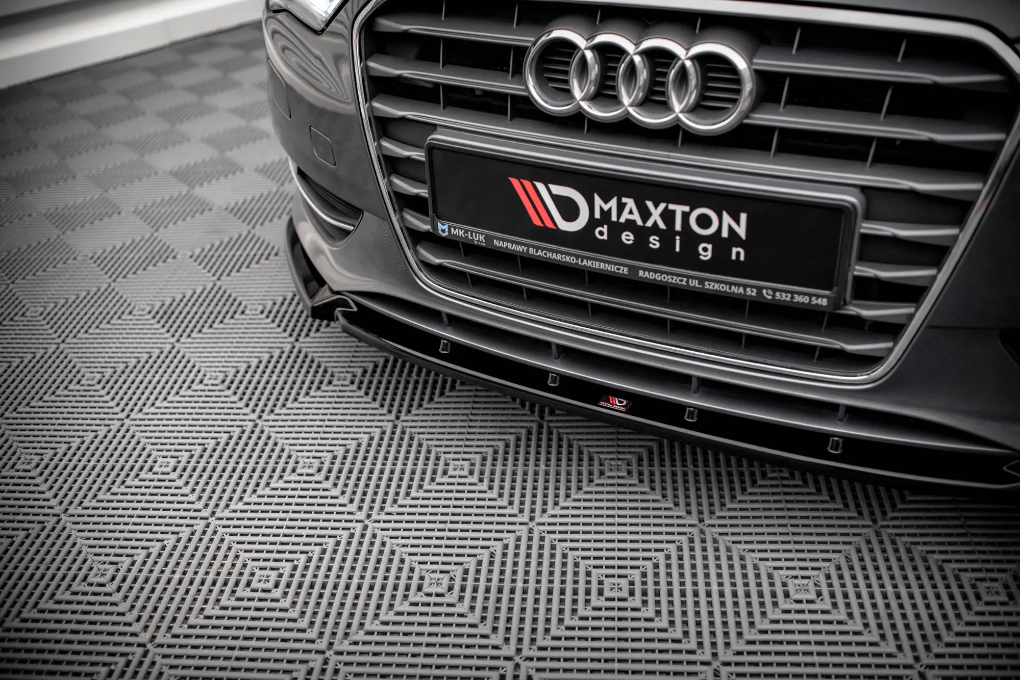 Frontspoiler Audi A3 8V Sportback 2013 - 2016 | Glossy Black Edition – bilde 2
