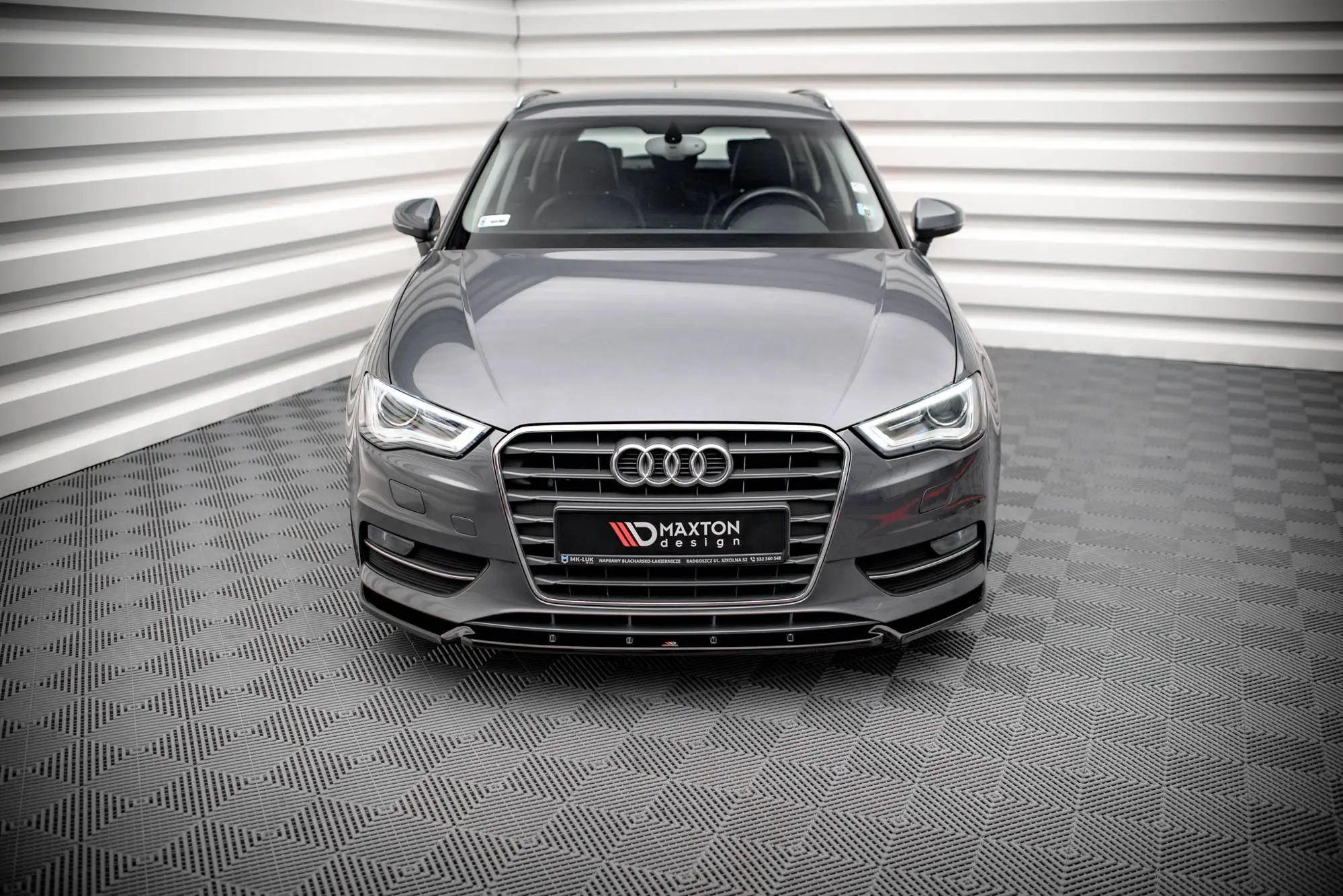 Frontspoiler Audi A3 8V Sportback 2013 - 2016 | Glossy Black Edition – bilde 3