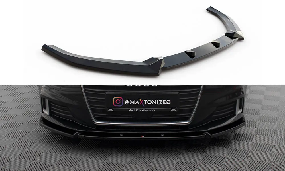 Frontspoiler Audi A3 8V Sportback Facelift 2016 - 2020 | V.1 Glossy Black Edition – bilde 2
