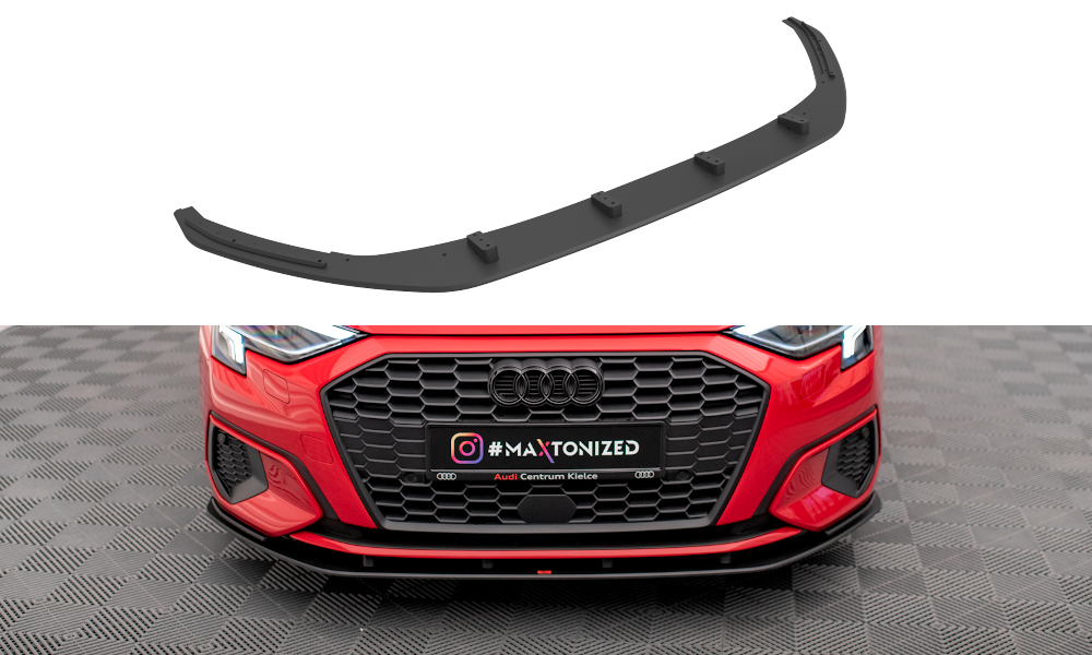 Frontspoiler Audi A3 8Y 2020 - 2024 | Street Pro Black Edition – bilde 2