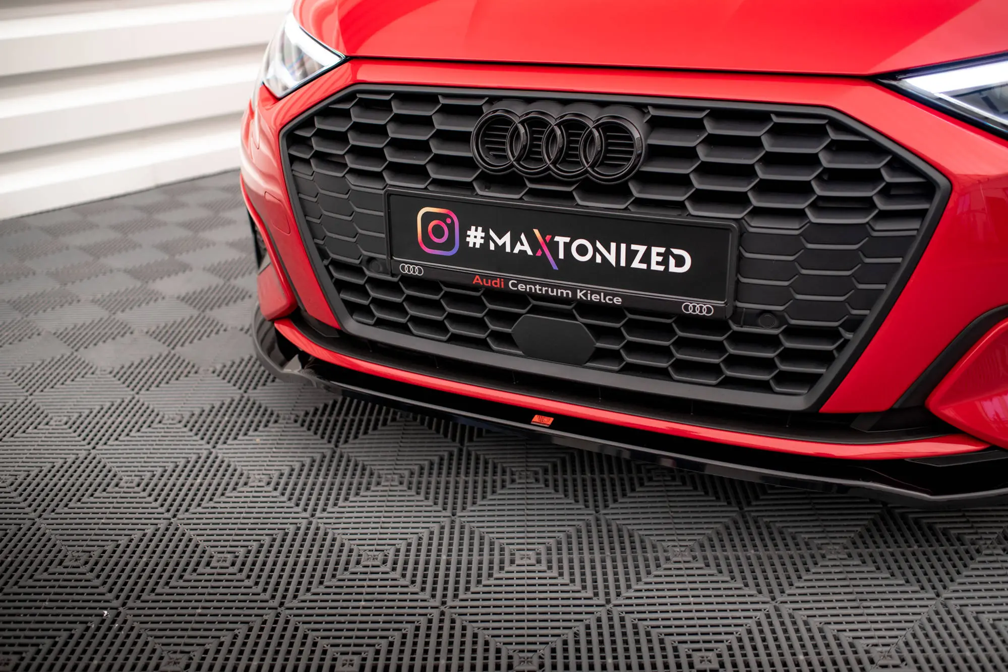 Frontspoiler Audi A3 8Y 2020 - 2024 | V.2 Glossy Black Edition – bilde 3