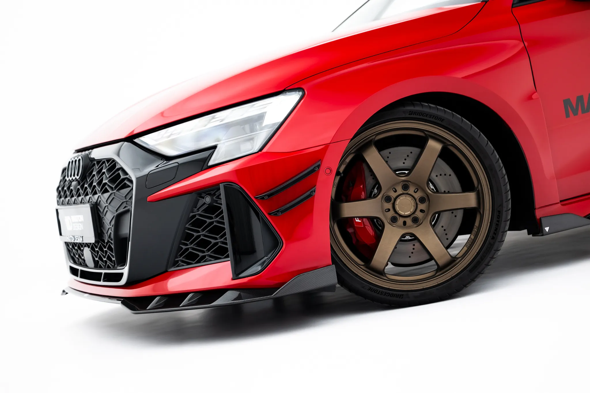 Frontspoiler Audi A3 (S3) 2024-2026 | Carbon Fiber Edition – bilde 5