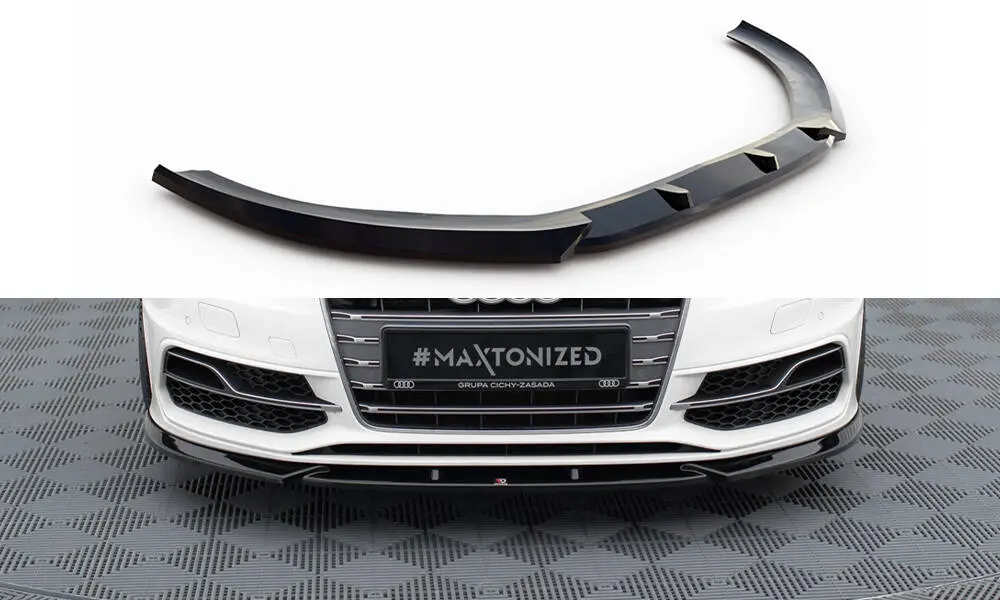 Frontspoiler Audi A3/S3 8V S-Line 2013 - 2016 | V.2 Glossy Black Edition – bilde 2