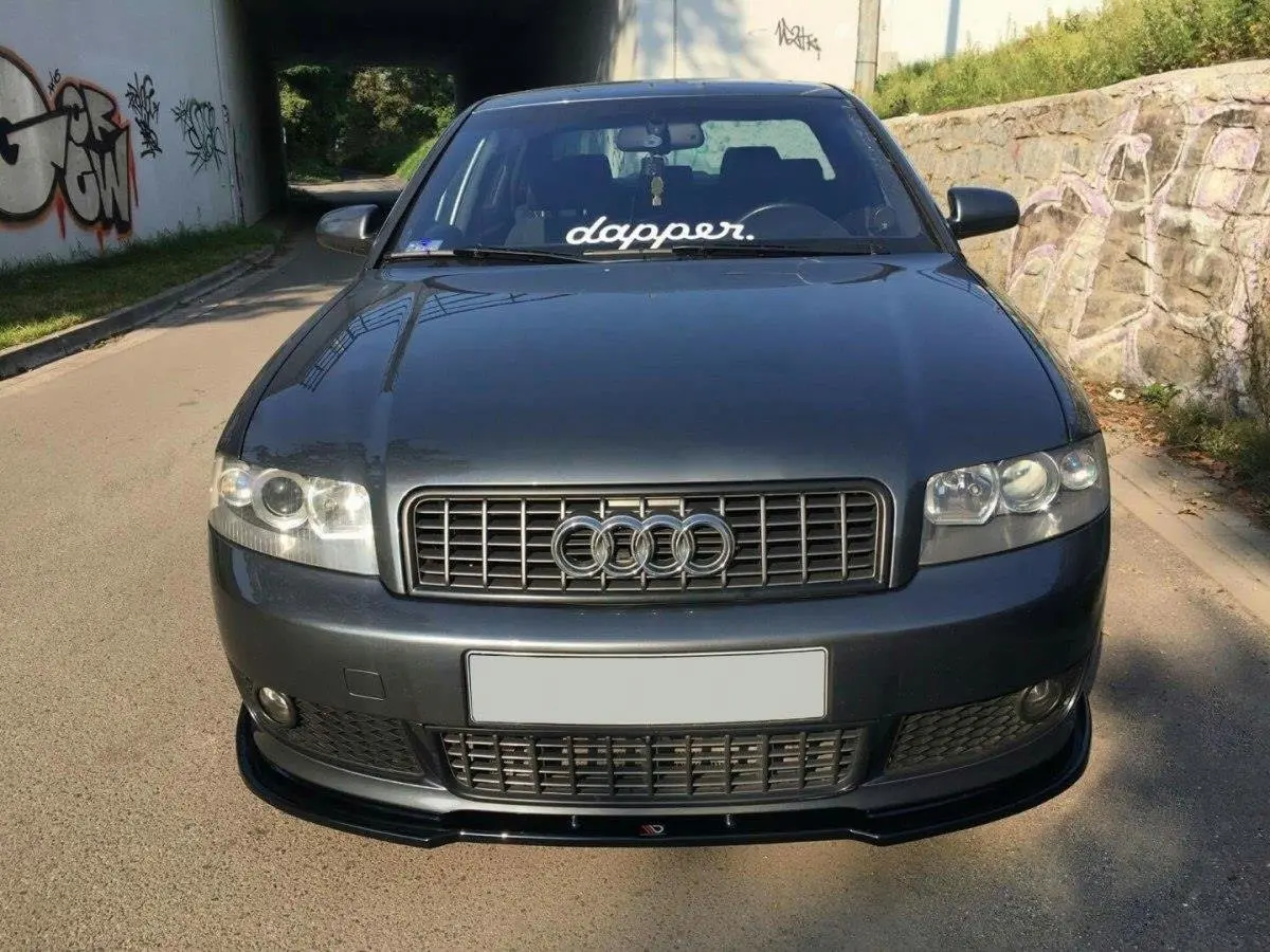 Frontspoiler Audi A4 (B6) S-line 2000-2006  | V.2 Glossy Black Edition – bilde 3