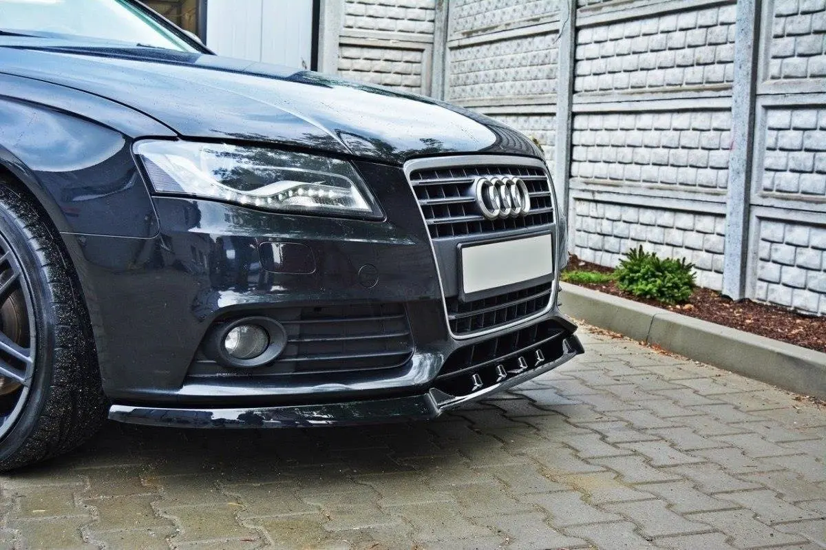 Frontspoiler Audi A4 B8 2007 - 2012 | V.1 Glossy Black Edition