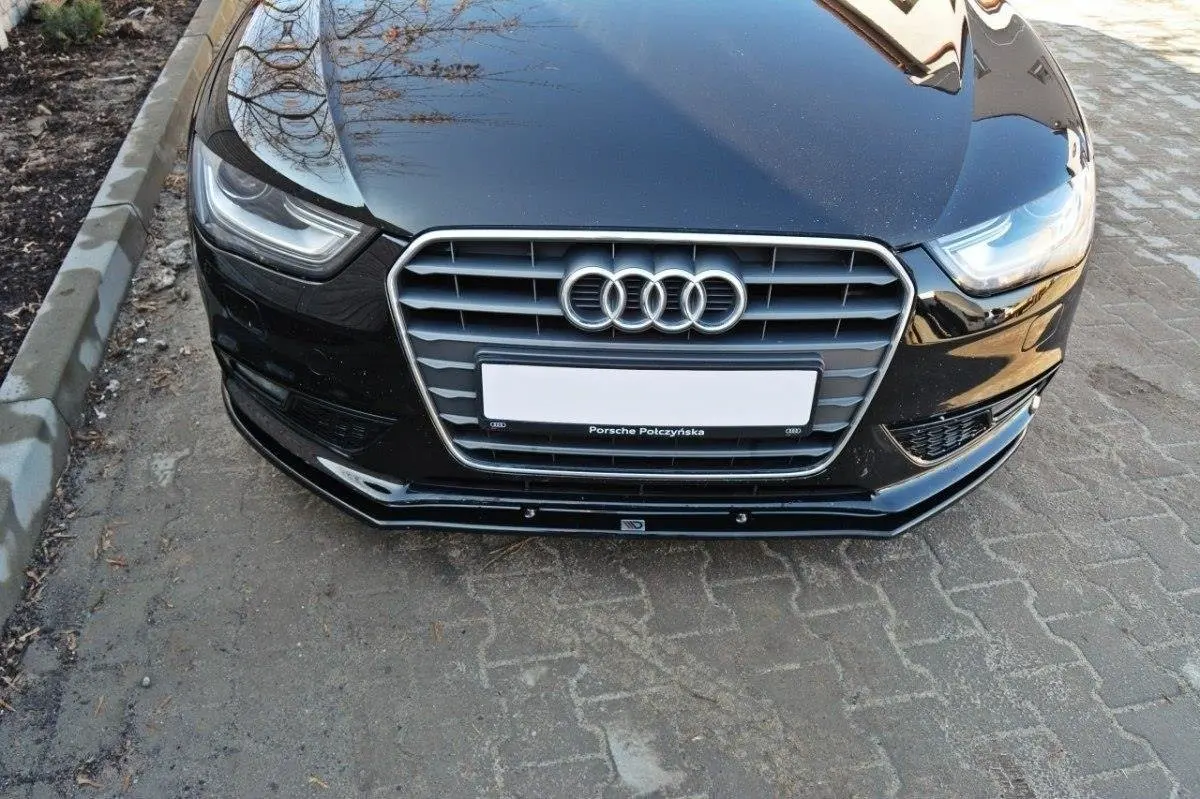 Frontspoiler Audi A4 B8 Facelift 2011 - 2015 | V.1 Glossy Black Edition – bilde 2