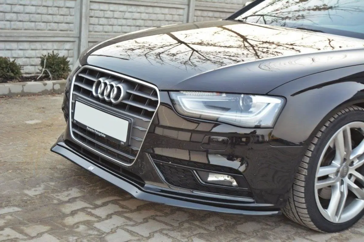 Frontspoiler Audi A4 B8 Facelift 2011 - 2015 | V.2 Glossy Black Edition