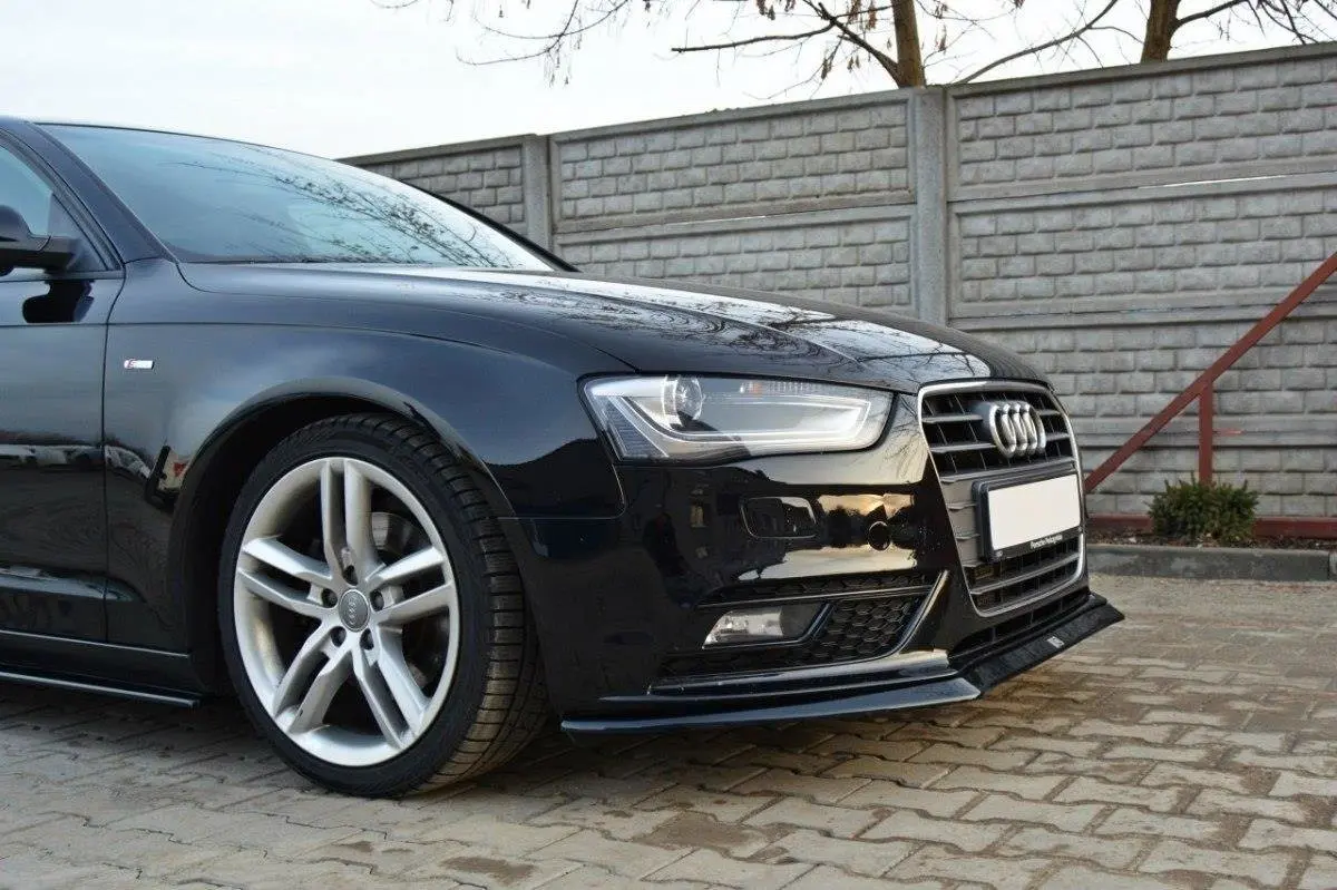 Frontspoiler Audi A4 B8 Facelift 2011 - 2015 | V.2 Glossy Black Edition – bilde 3