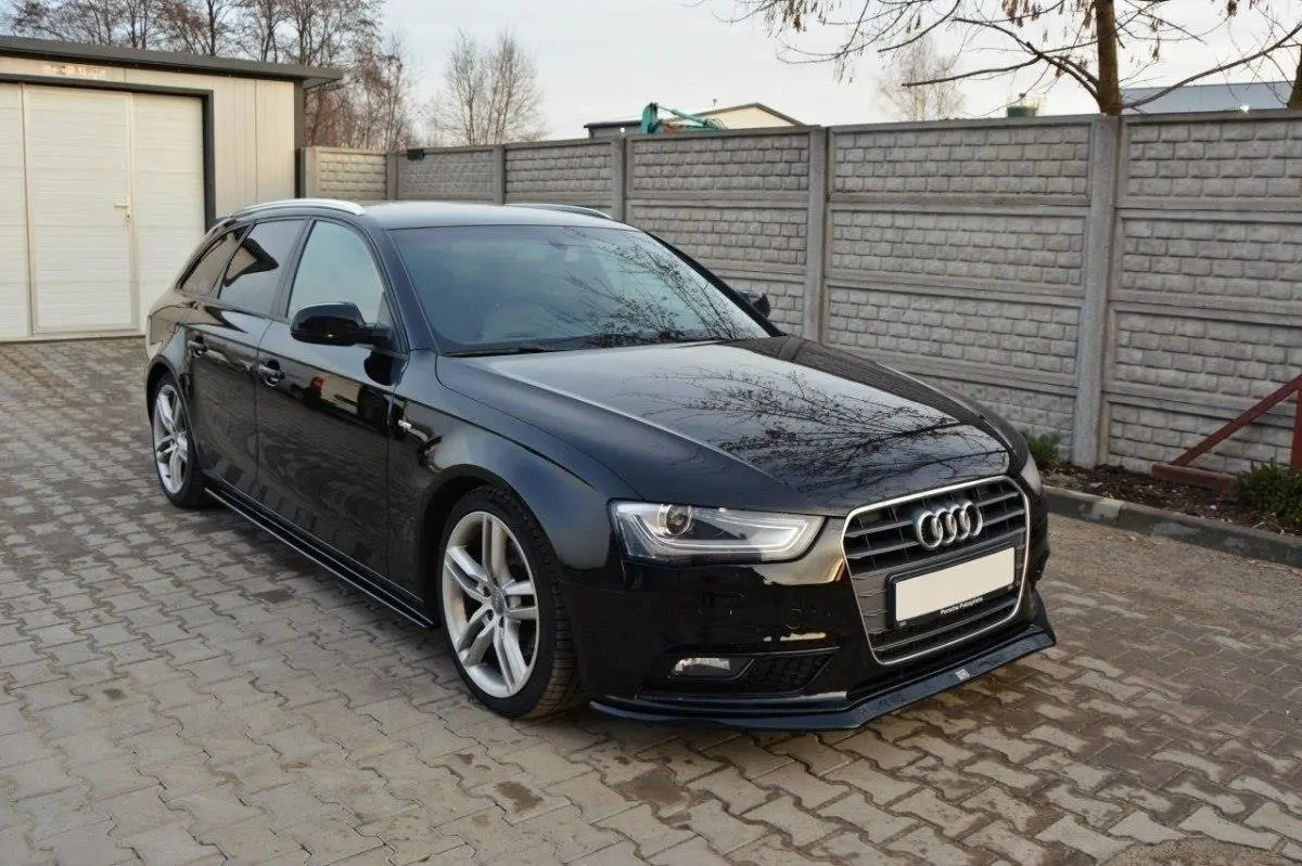 Frontspoiler Audi A4 B8 Facelift 2011 - 2015 | V.2 Glossy Black Edition – bilde 4
