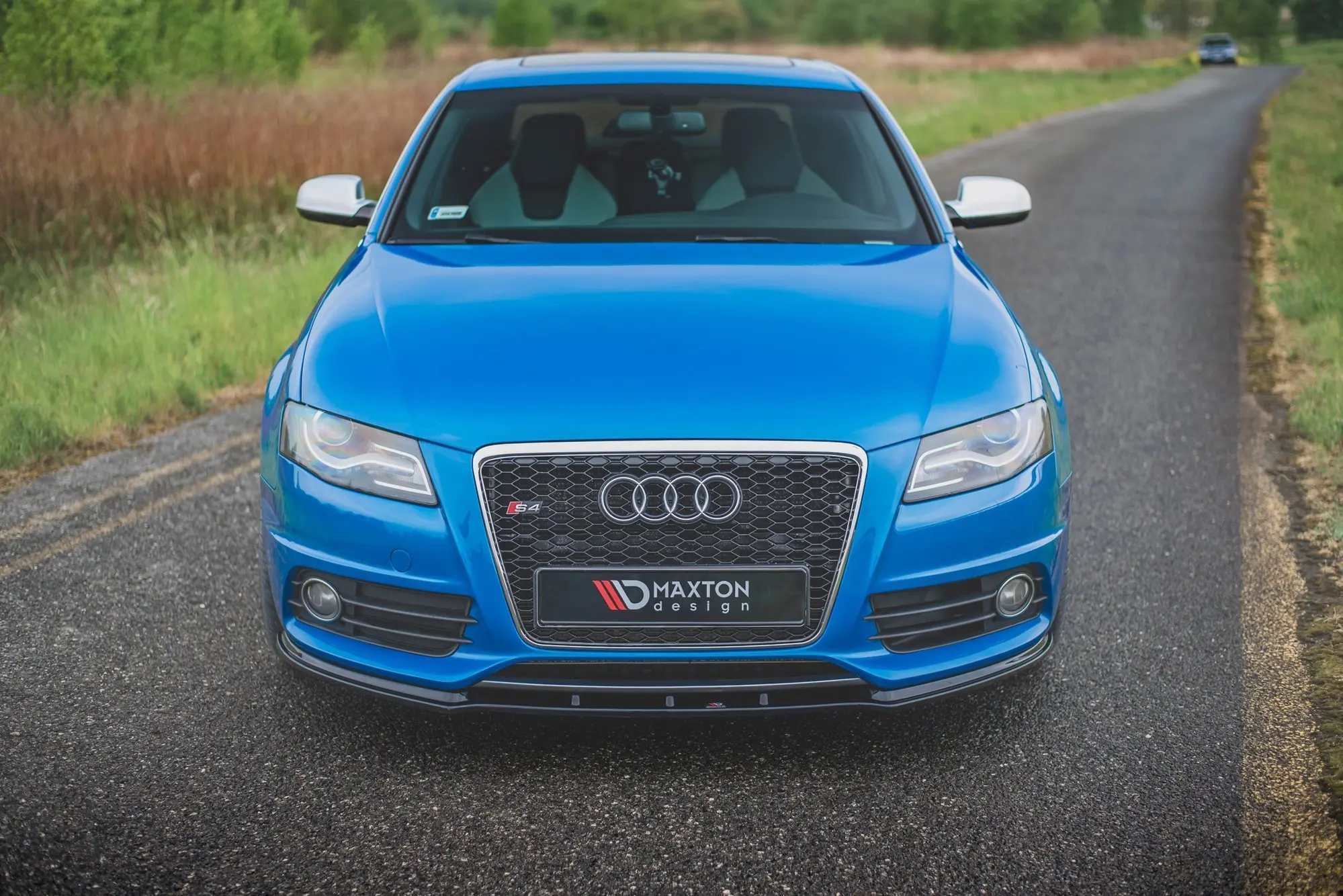 Frontspoiler Audi A4 B8 S-Line / S4 B8 2007 - 2012 | Glossy Black Edition – bilde 2