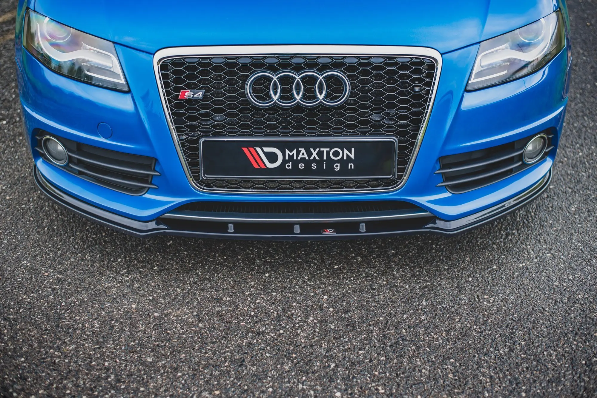 Frontspoiler Audi A4 B8 S-Line / S4 B8 2007 - 2012 | Glossy Black Edition – bilde 3