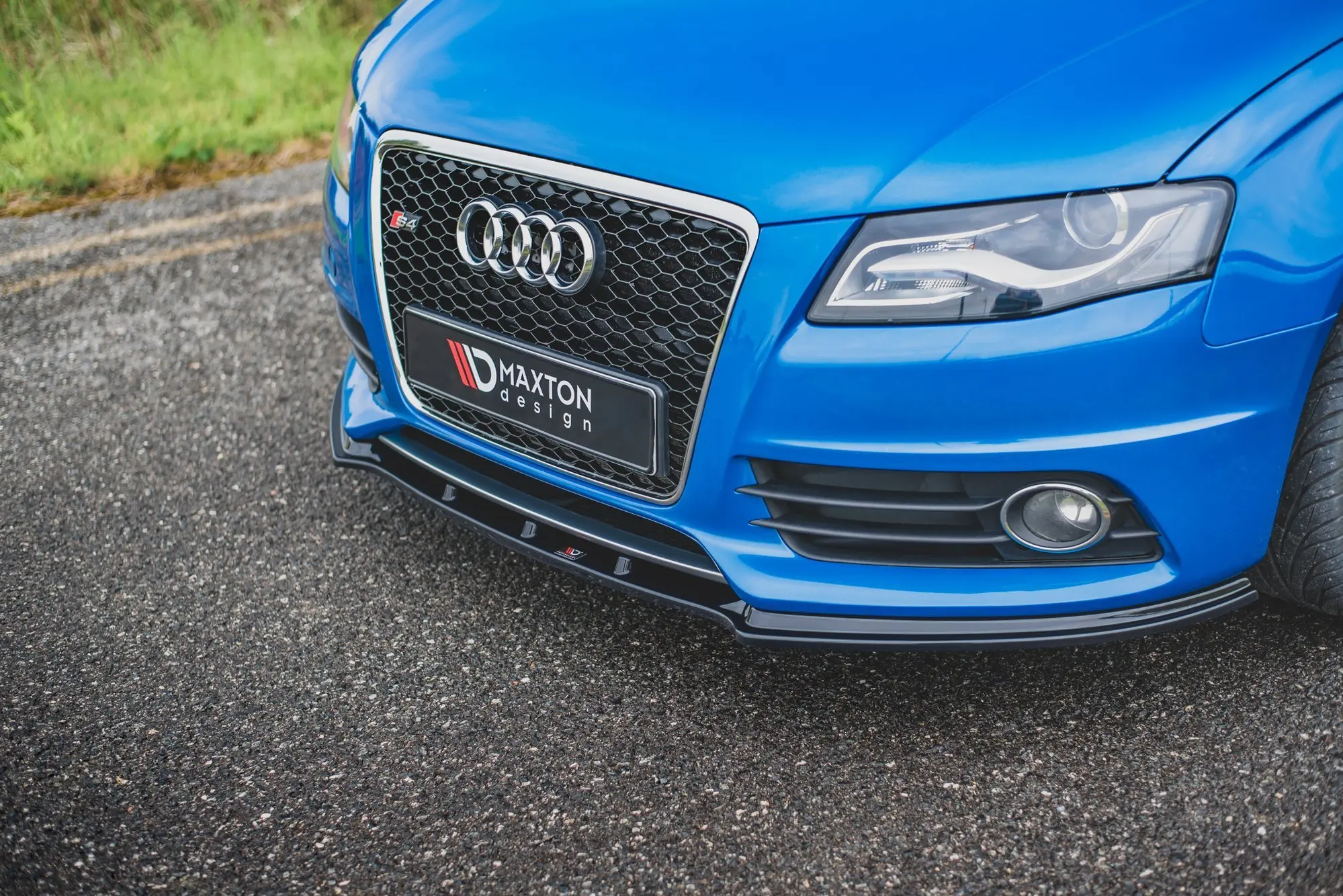 Frontspoiler Audi A4 B8 S-Line / S4 B8 2007 - 2012 | Glossy Black Edition – bilde 4