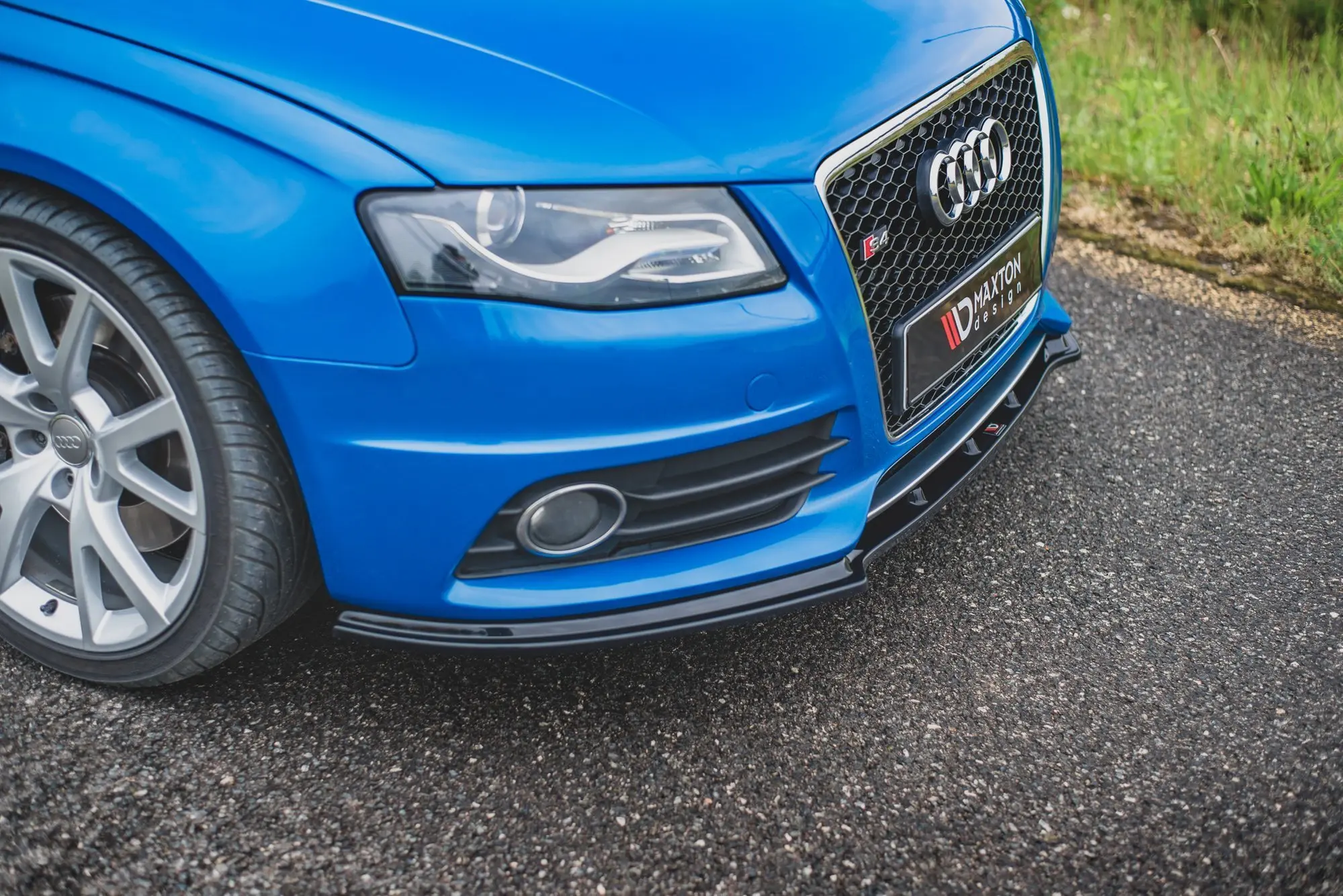 Frontspoiler Audi A4 B8 S-Line / S4 B8 2007 - 2012 | Glossy Black Edition – bilde 5