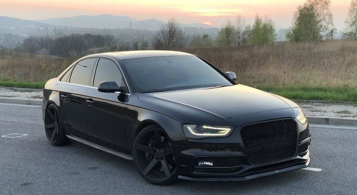 Frontspoiler Audi A4 B8 S-Line / S4 B8 Facelift 2012 - 2015 | V.1 Glossy Black Edition – bilde 2
