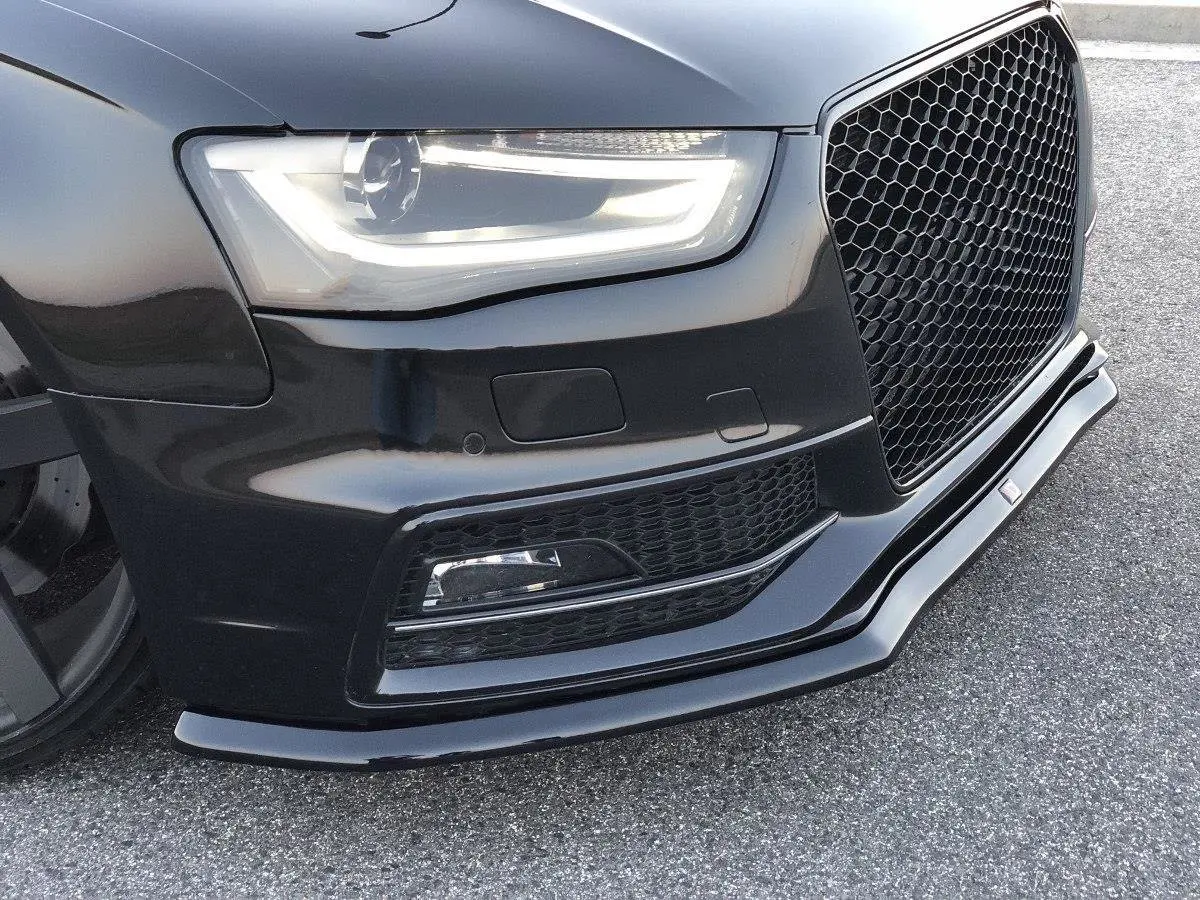 Frontspoiler Audi A4 B8 S-Line / S4 B8 Facelift 2012 - 2015 | V.1 Glossy Black Edition – bilde 3