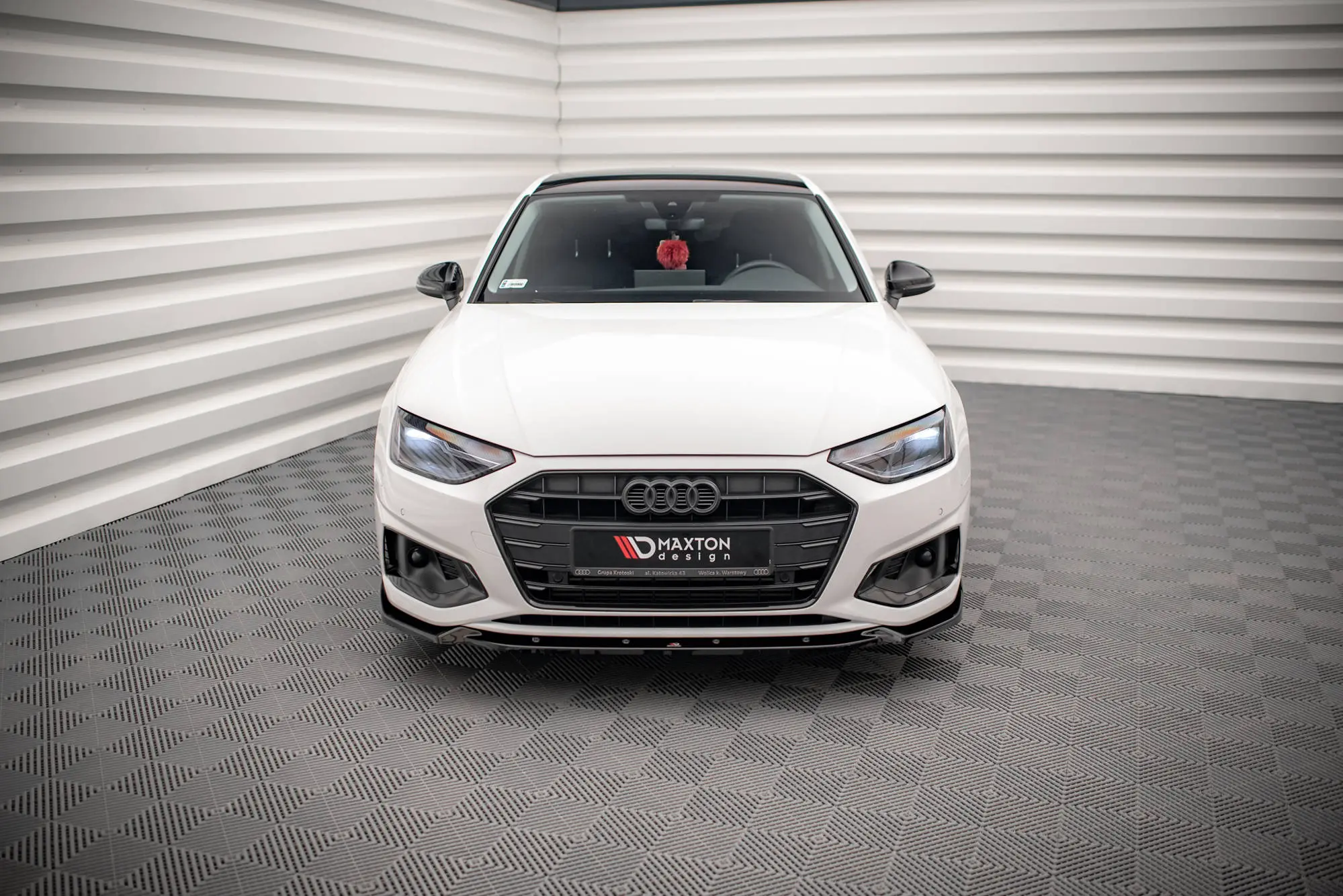 Frontspoiler Audi A4 B9 Facelift 2019 - 2024 | V.1 Glossy Black Edition – bilde 2