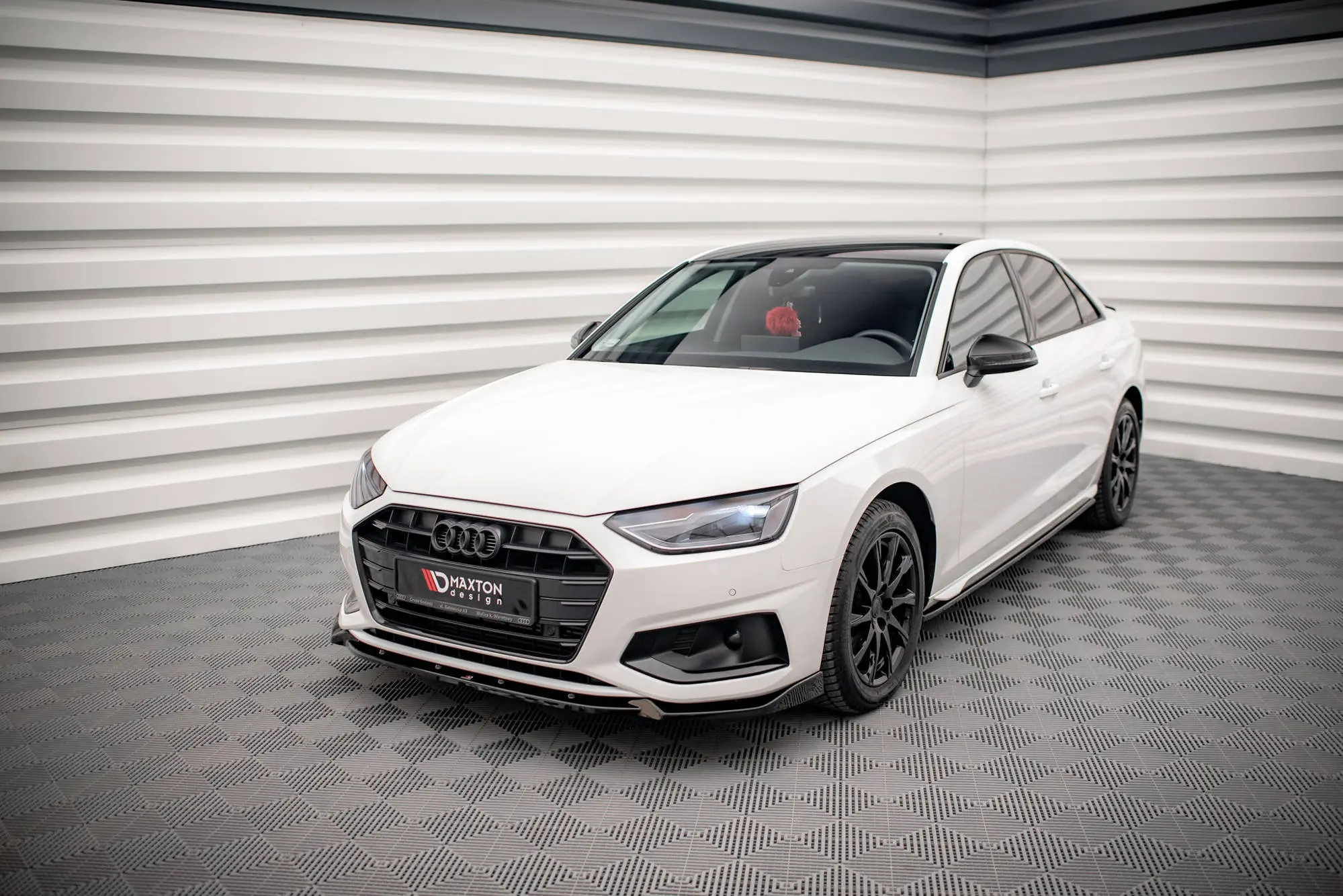 Frontspoiler Audi A4 B9 Facelift 2019 - 2024 | V.1 Glossy Black Edition – bilde 3
