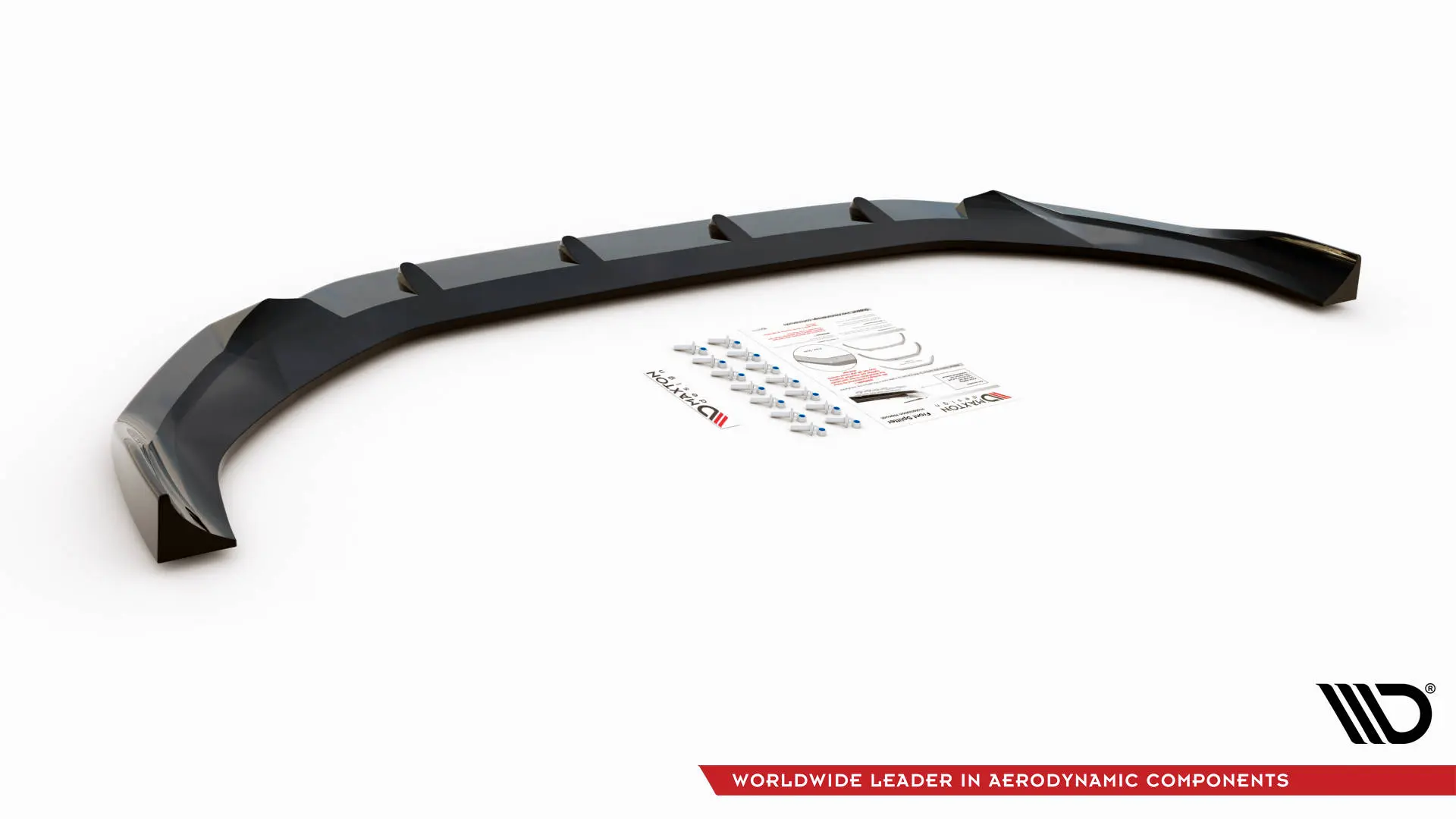 Frontspoiler Audi A4 B9 Facelift 2019 - 2024 | V.1 Glossy Black Edition – bilde 5