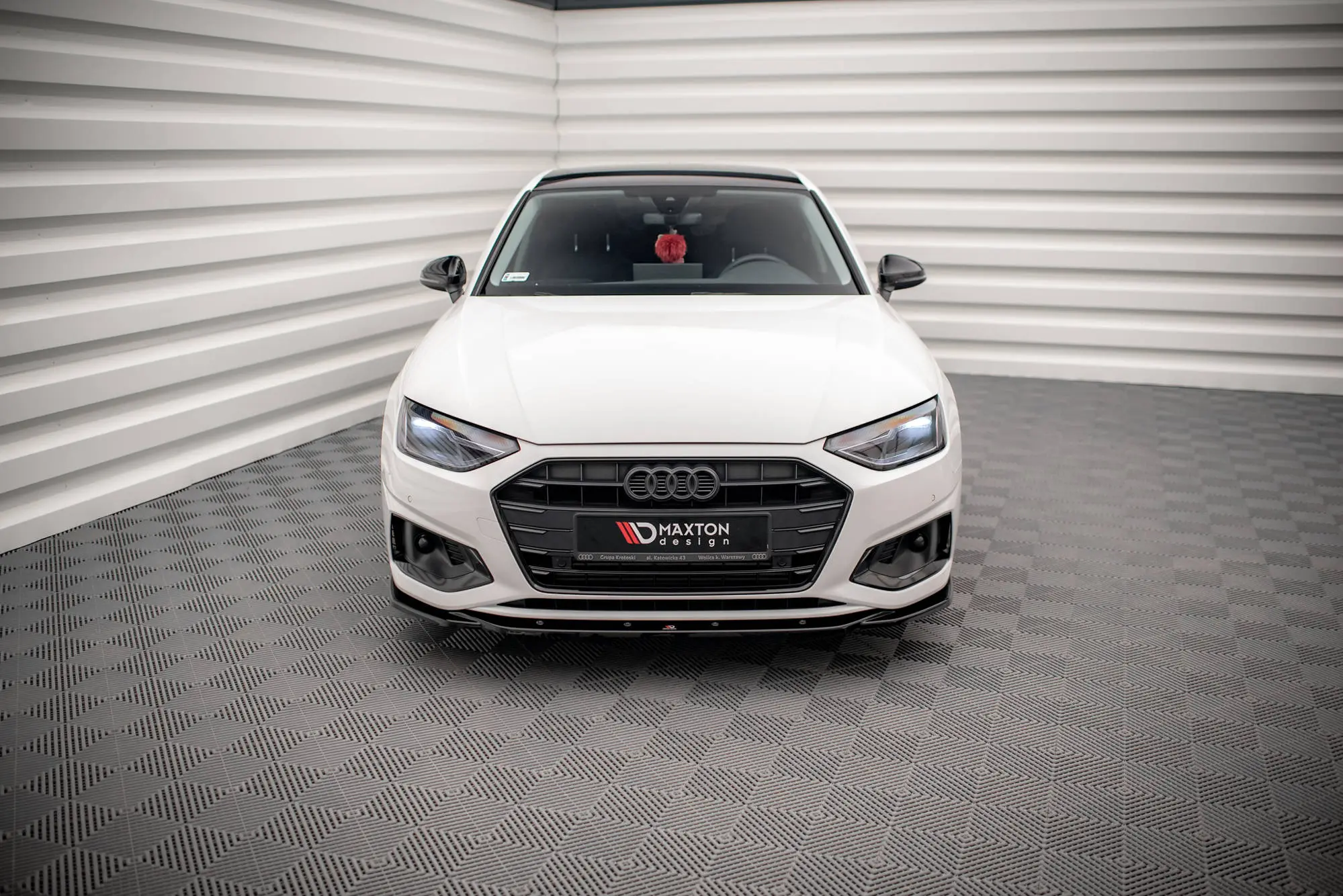Frontspoiler Audi A4 B9 Facelift 2019 - 2024 | V.2 Glossy Black Edition – bilde 2