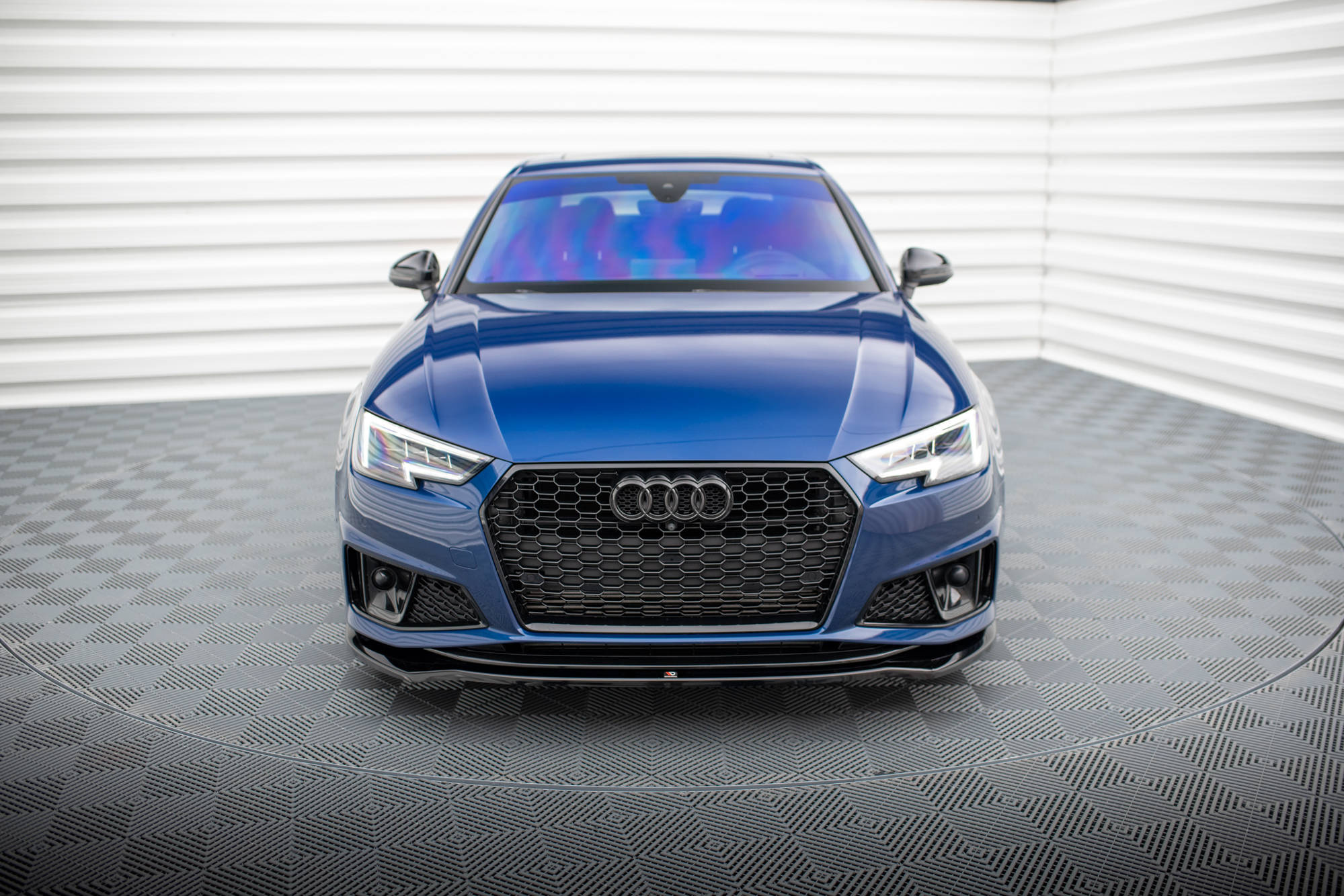 Frontspoiler Audi A4 Competition (B9) Facelift 2019 -> | Sport Glossy Black Edition V2 – bilde 2