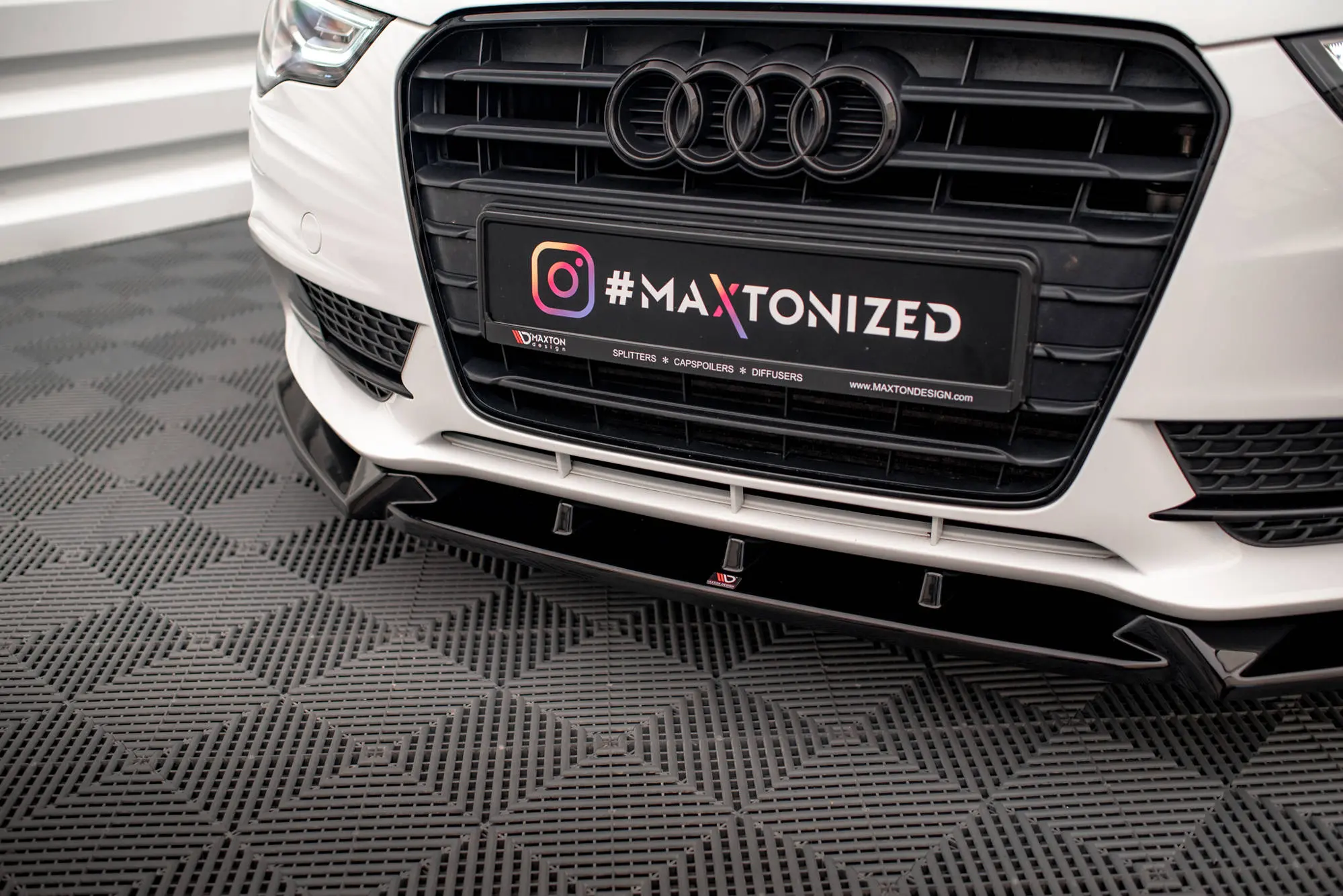Frontspoiler Audi A5 8T Coupe Facelift 2011-2016 | V.1 Glossy Black Edition