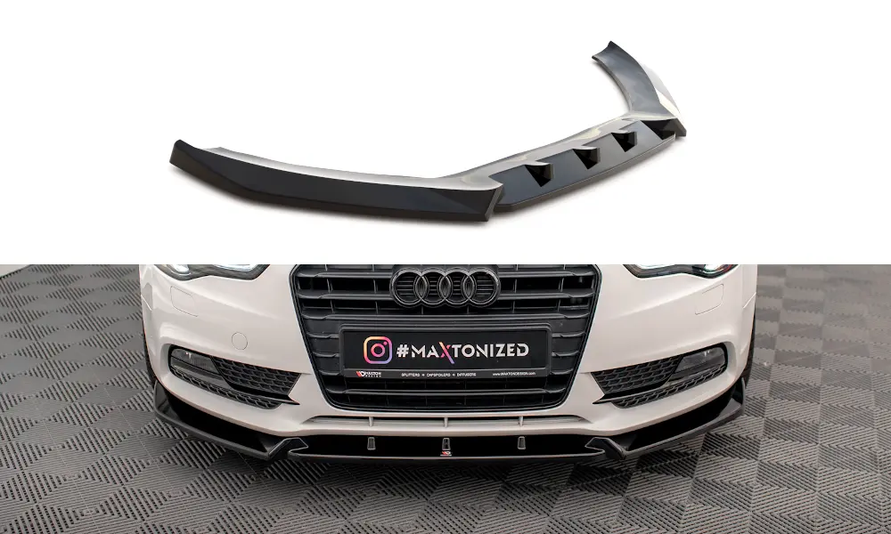 Frontspoiler Audi A5 8T Coupe Facelift 2011-2016 | V.1 Glossy Black Edition – bilde 2