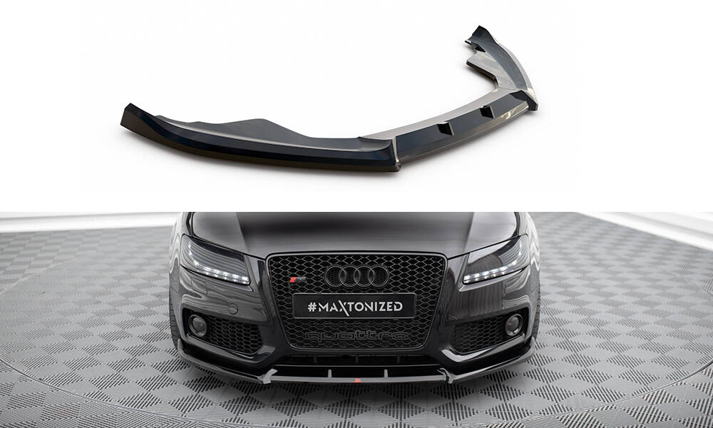 Frontspoiler Audi A5 8T S-Line / Audi S5 8T 2007 - 2011 | V.2 Glossy Black Edition – bilde 2