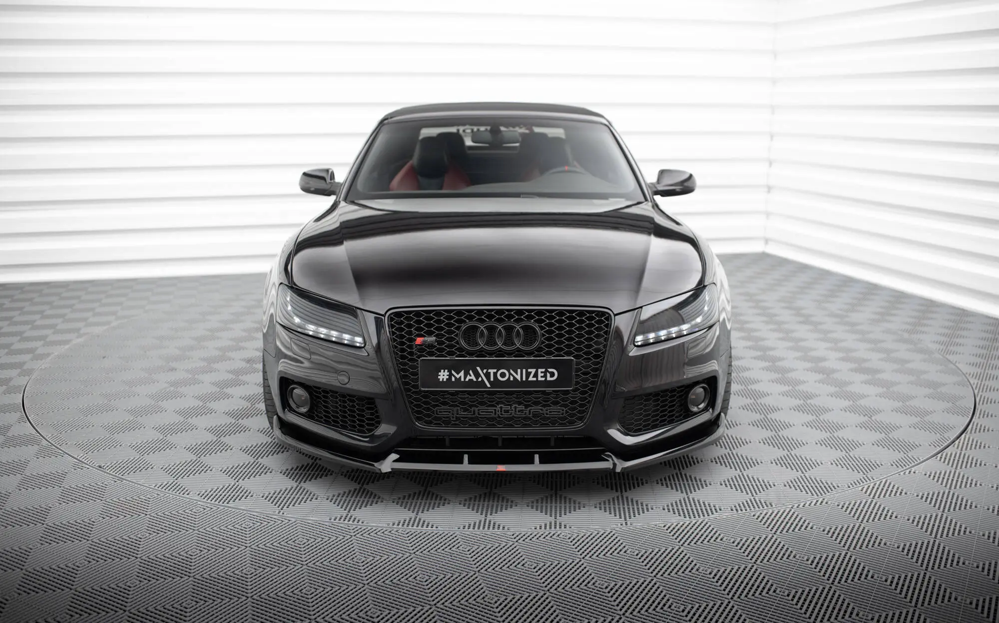 Frontspoiler Audi A5 8T S-Line / Audi S5 8T 2007 - 2011 | V.2 Glossy Black Edition – bilde 3