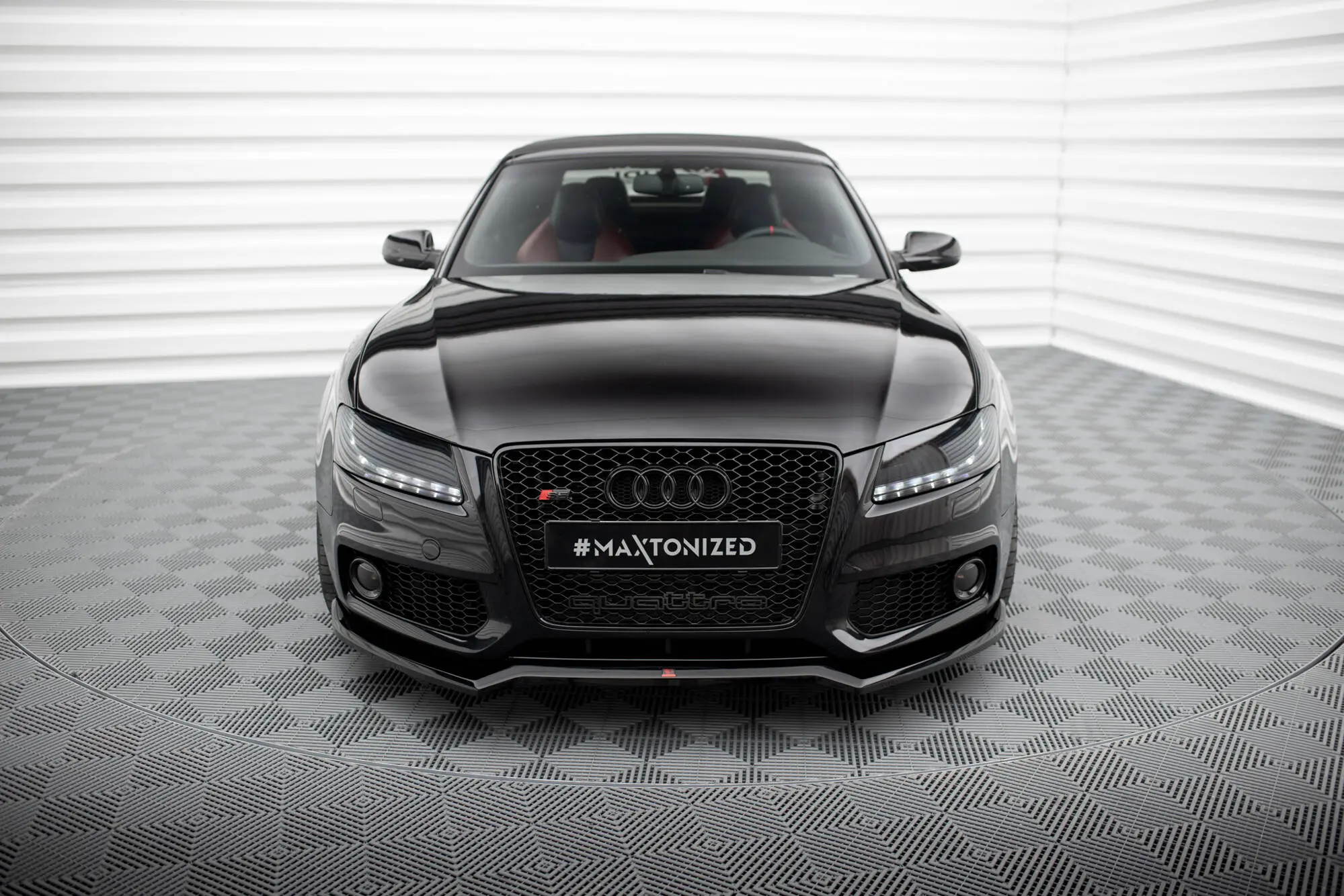 Frontspoiler Audi A5 (8T) S-Line / Audi S5 (8T) 2007 - 2011 | V.3 Glossy Black Edition – bilde 3