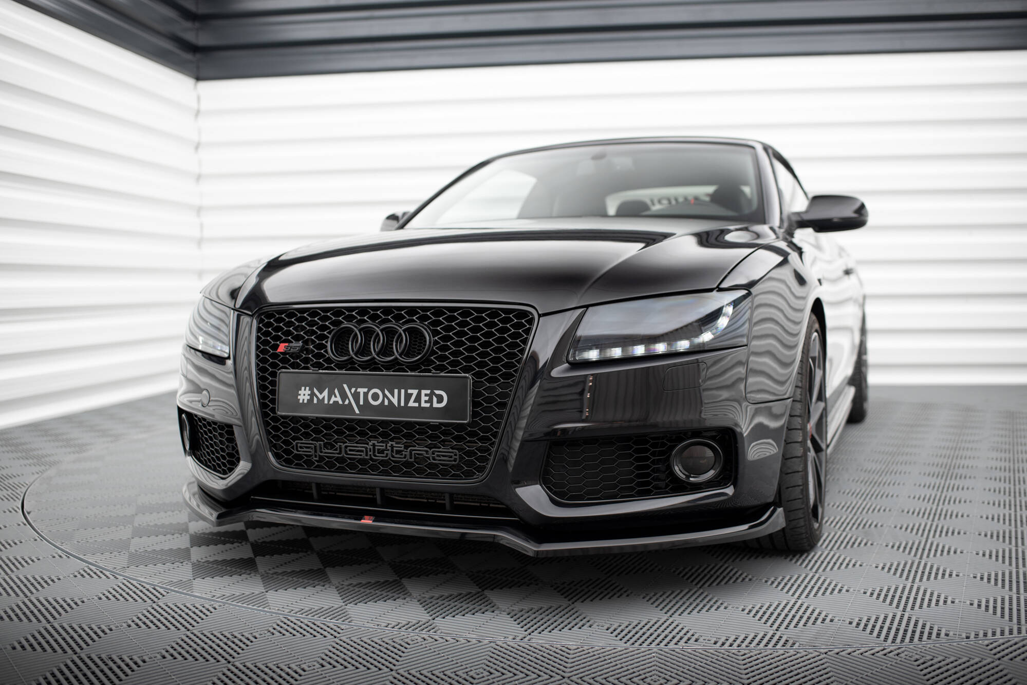 Frontspoiler Audi A5 (8T) S-Line / Audi S5 (8T) 2007 - 2011 | V.3 Glossy Black Edition – bilde 4