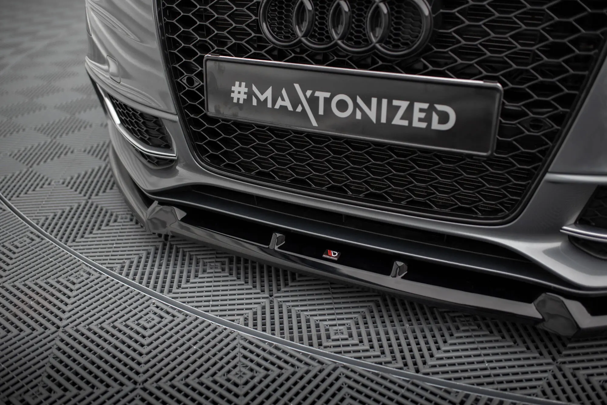 Frontspoiler Audi A5 8T S-Line / Audi S5 8T facelift 2011 - 2016 | V.3 Glossy Black Edition