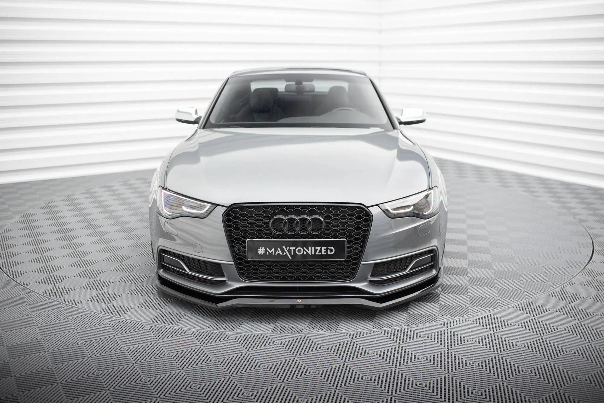 Frontspoiler Audi A5 8T S-Line / Audi S5 8T facelift 2011 - 2016 | V.4 Glossy Black Edition – bilde 3
