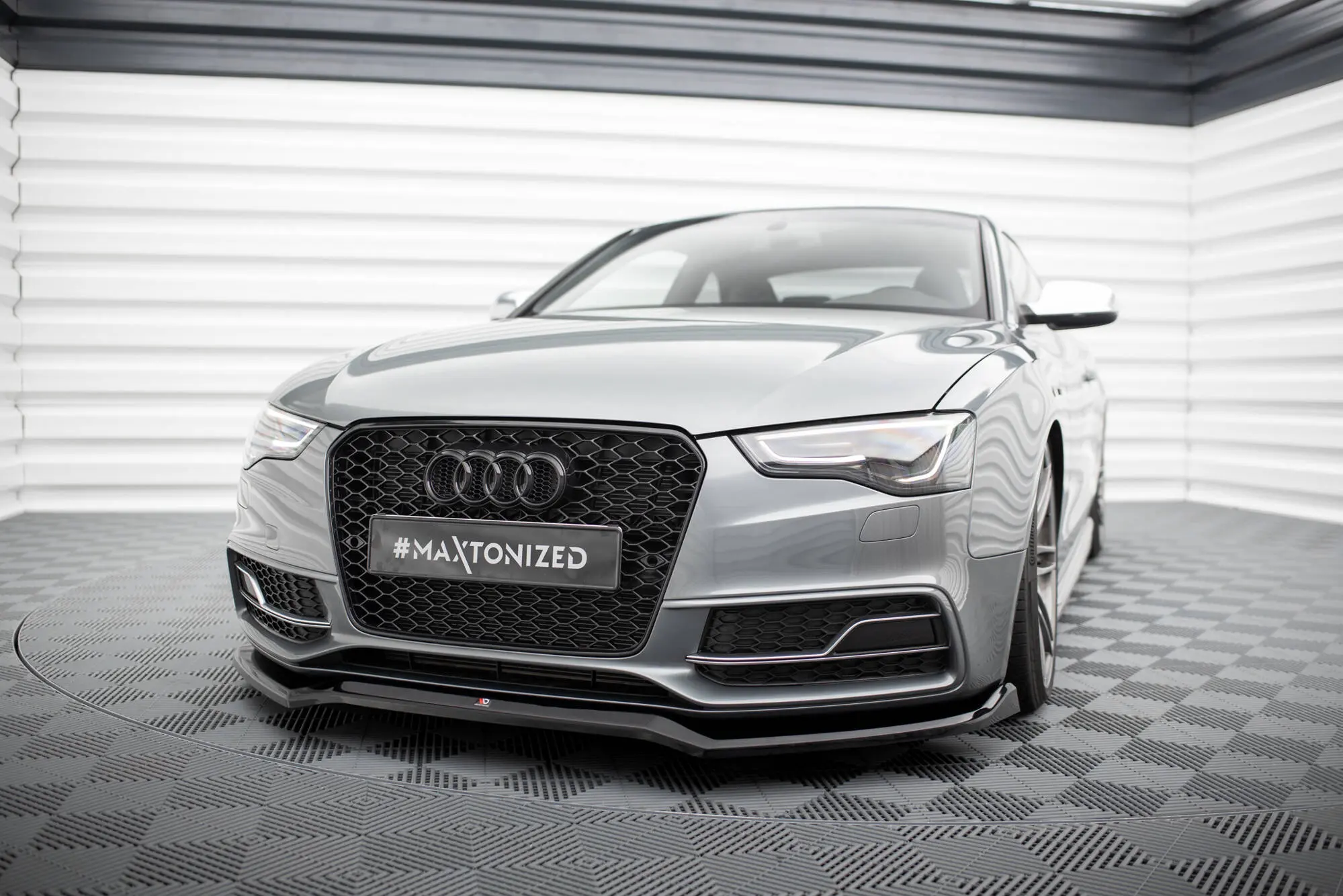 Frontspoiler Audi A5 8T S-Line / Audi S5 8T facelift 2011 - 2016 | V.4 Glossy Black Edition – bilde 4