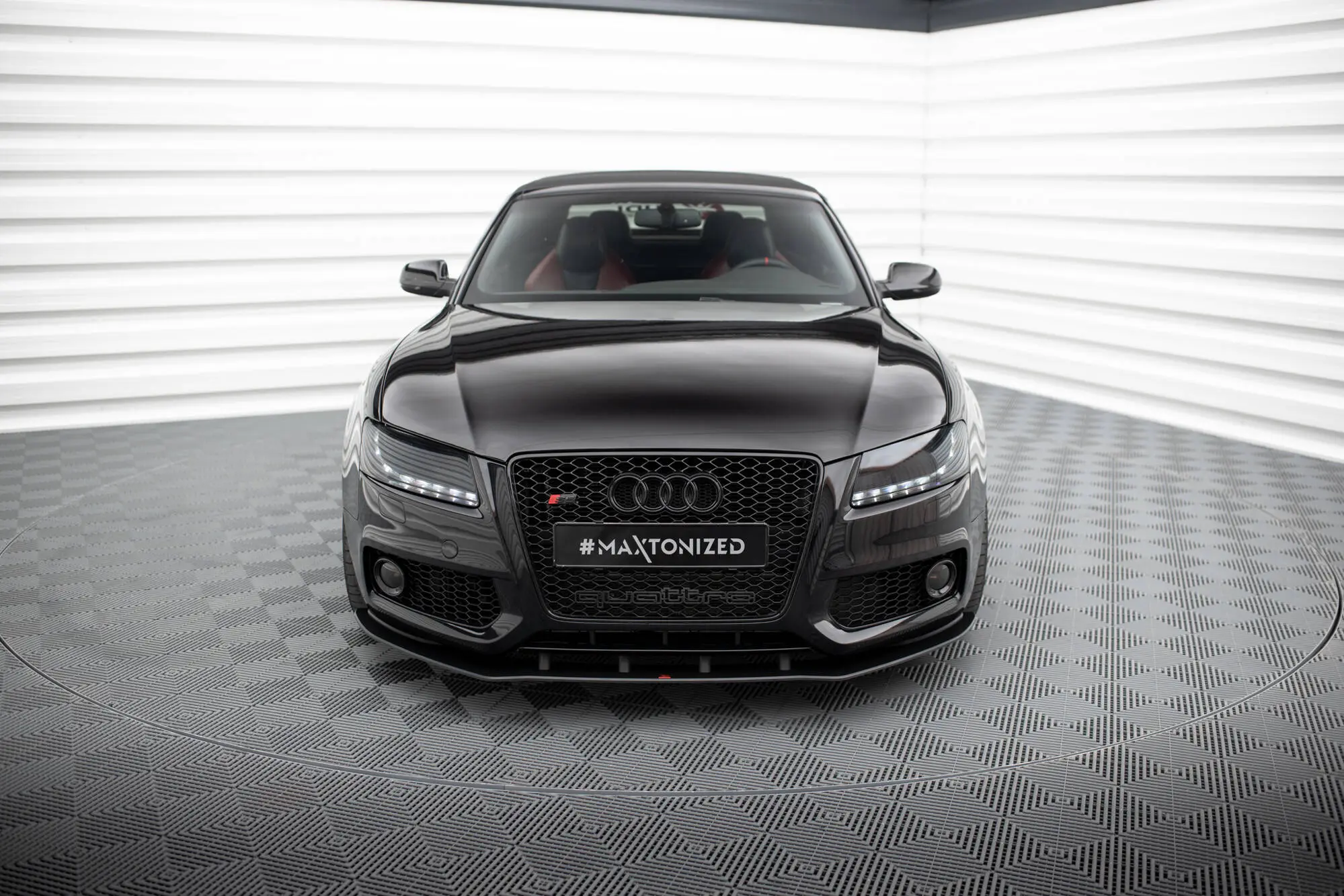 Frontspoiler Audi A5 8T S-Line / S5 8T 2007 - 2011 | Street Pro Black Edition – bilde 3