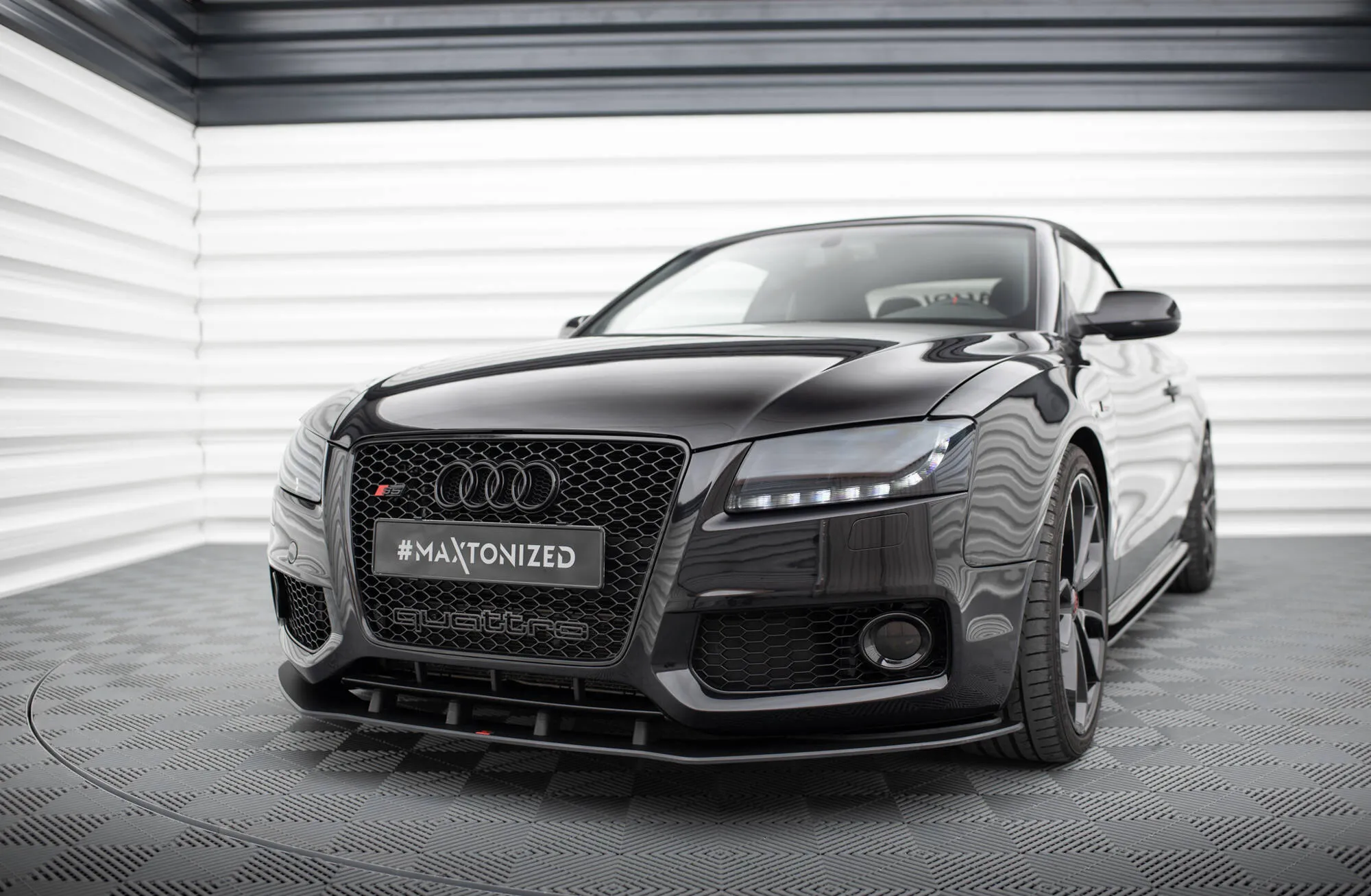 Frontspoiler Audi A5 8T S-Line / S5 8T 2007 - 2011 | Street Pro Black Edition