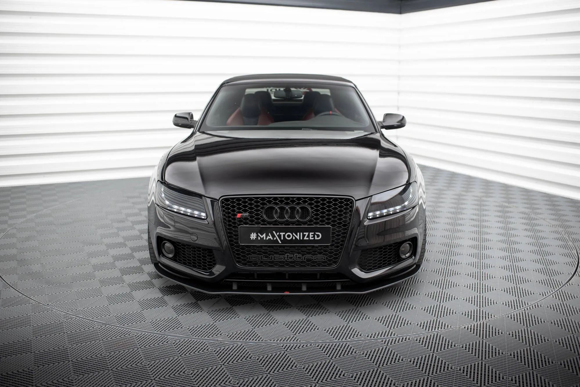 Frontspoiler Audi A5 8T S-Line / S5 8T 2007 - 2011 | Street Pro Black Edition – bilde 2