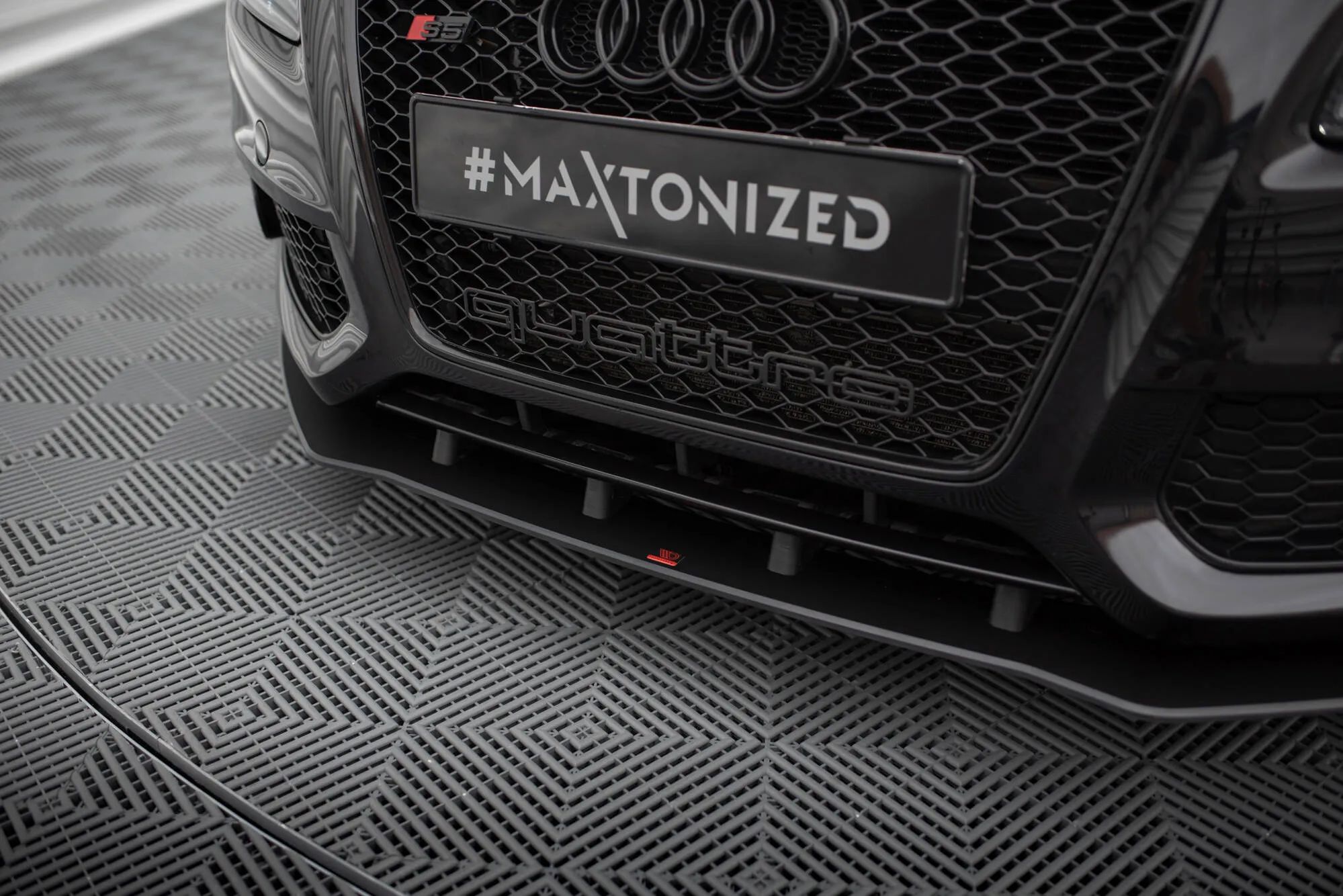 Frontspoiler Audi A5 8T S-Line / S5 8T 2007 - 2011 | Street Pro Black Edition – bilde 5