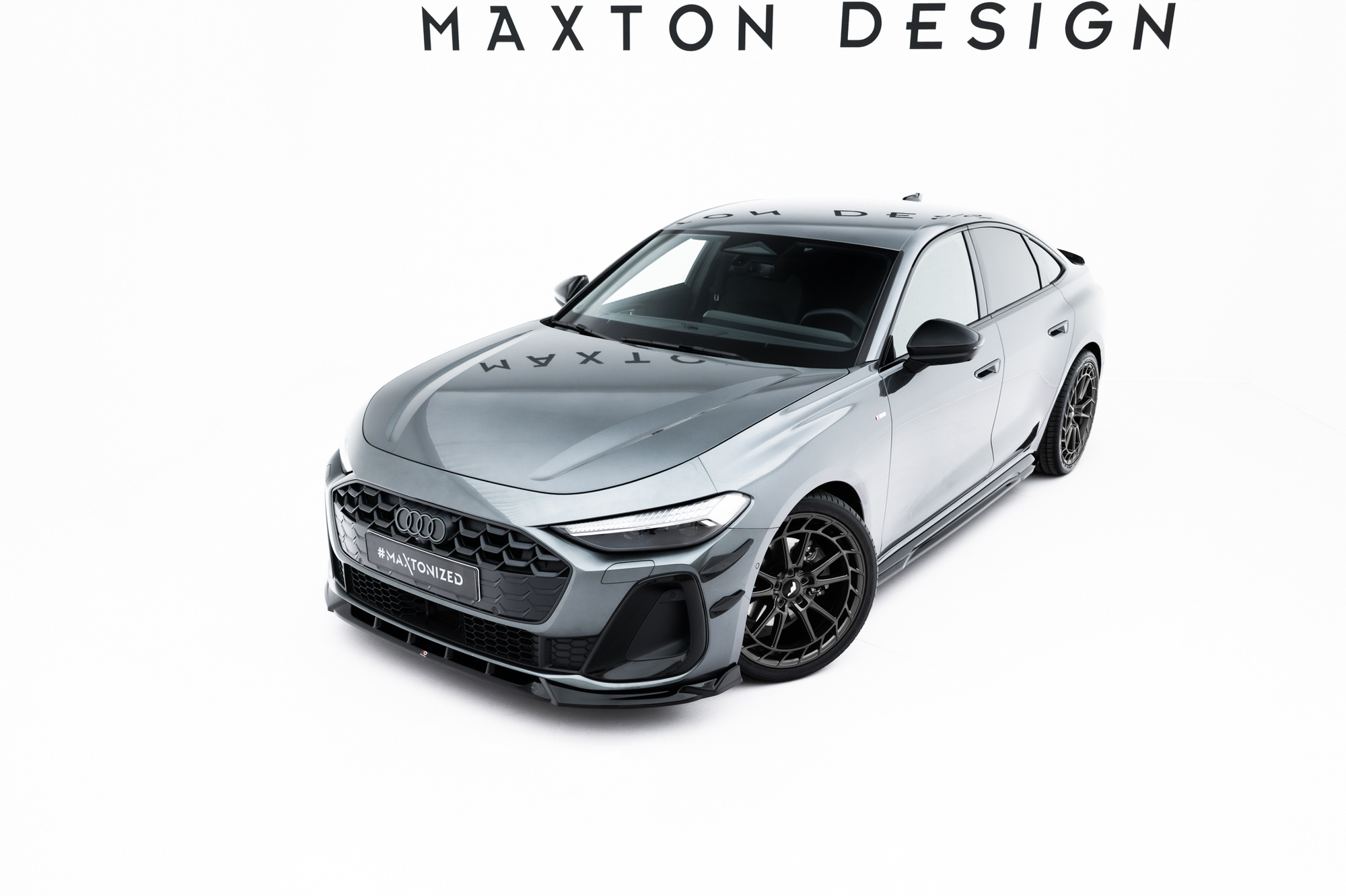 Frontspoiler Audi A5 (B10) 2024 -> | Sport Glossy Black Edition – bilde 5