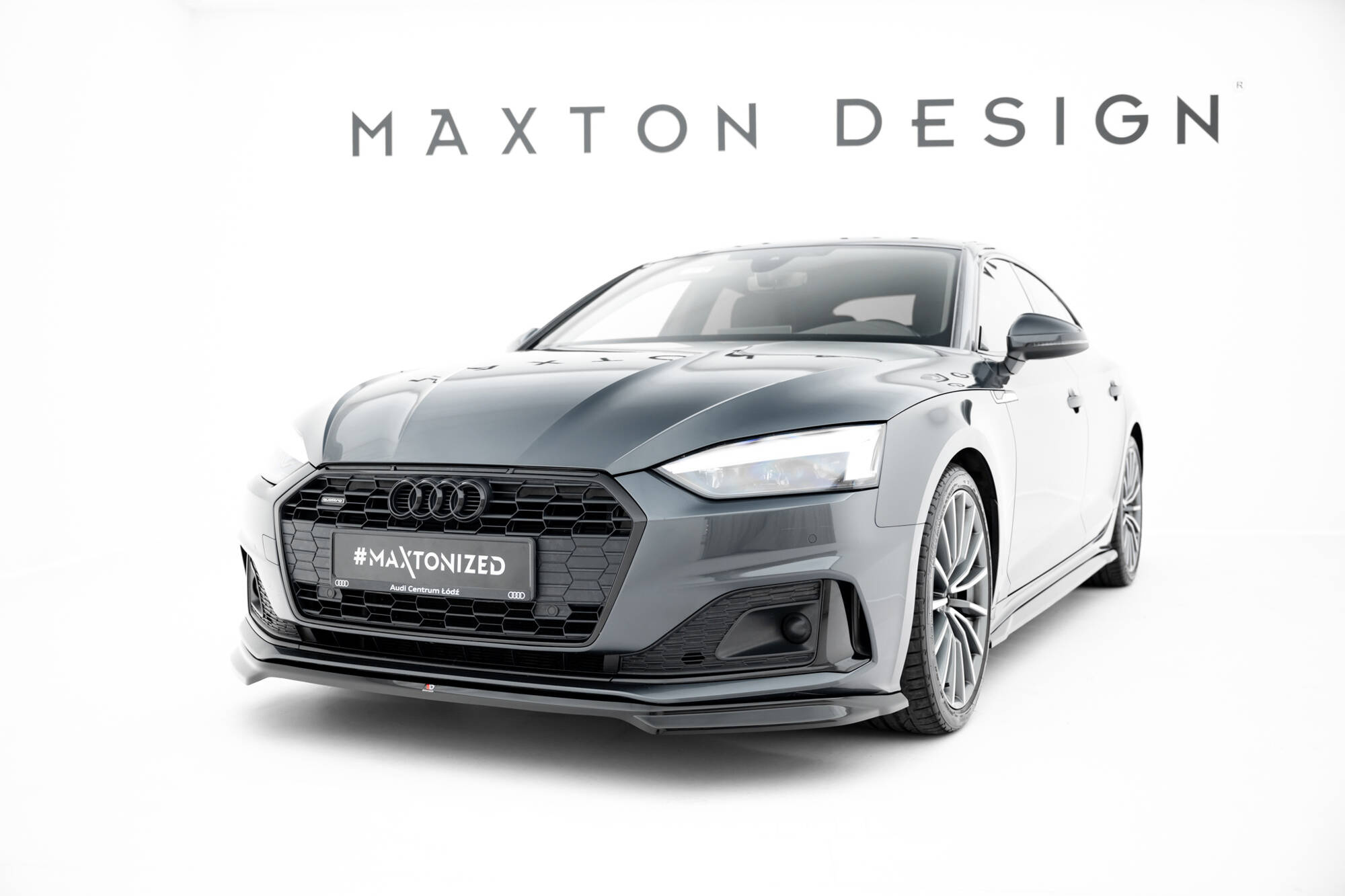 Frontspoiler Audi A5 (F5) Facelift  2019 - 2024 | Sport Glossy Black Edition V1
