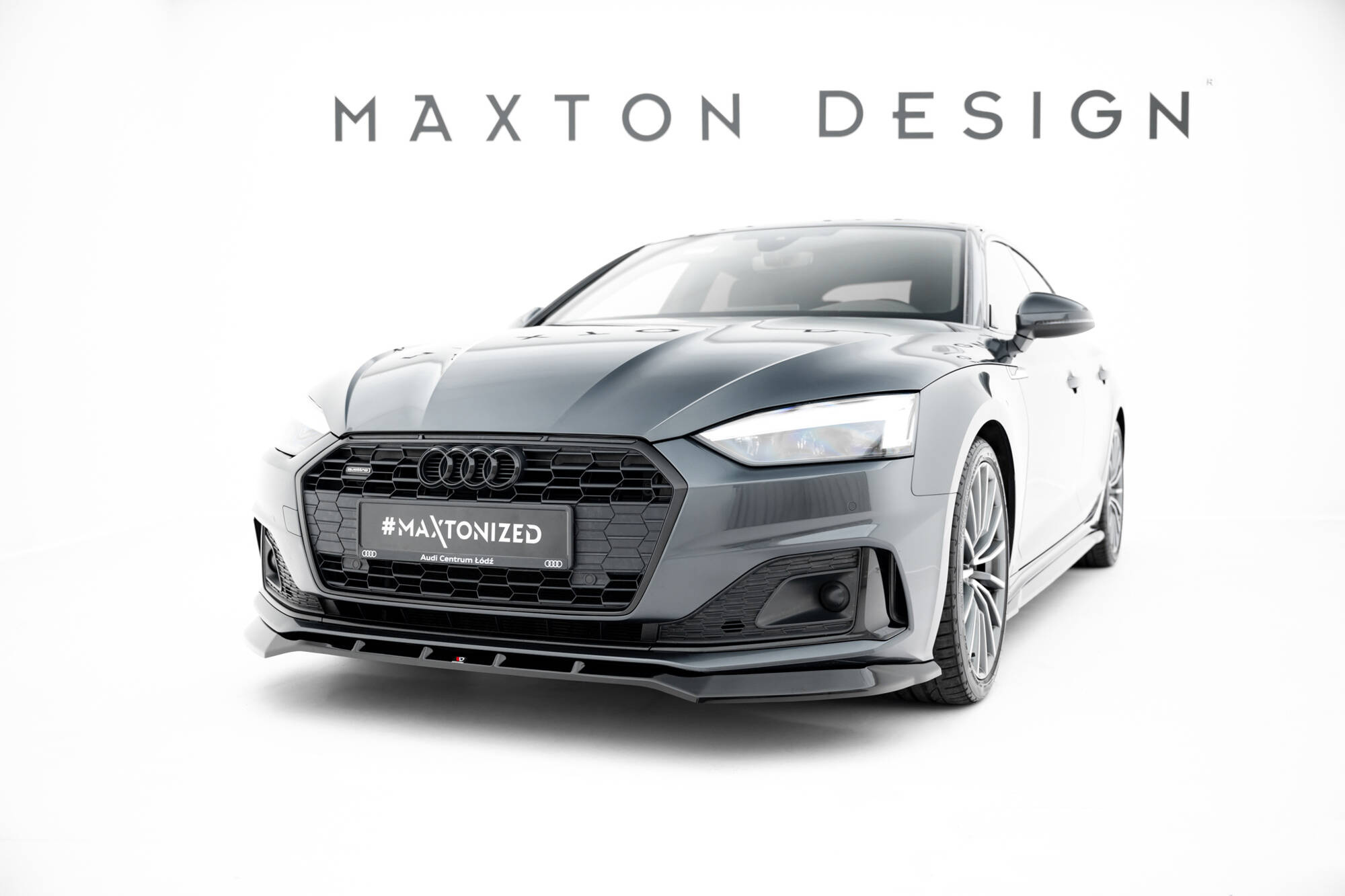 Frontspoiler Audi A5 (F5) Facelift 2019 - 2024 | Sport Glossy Black Edition V2