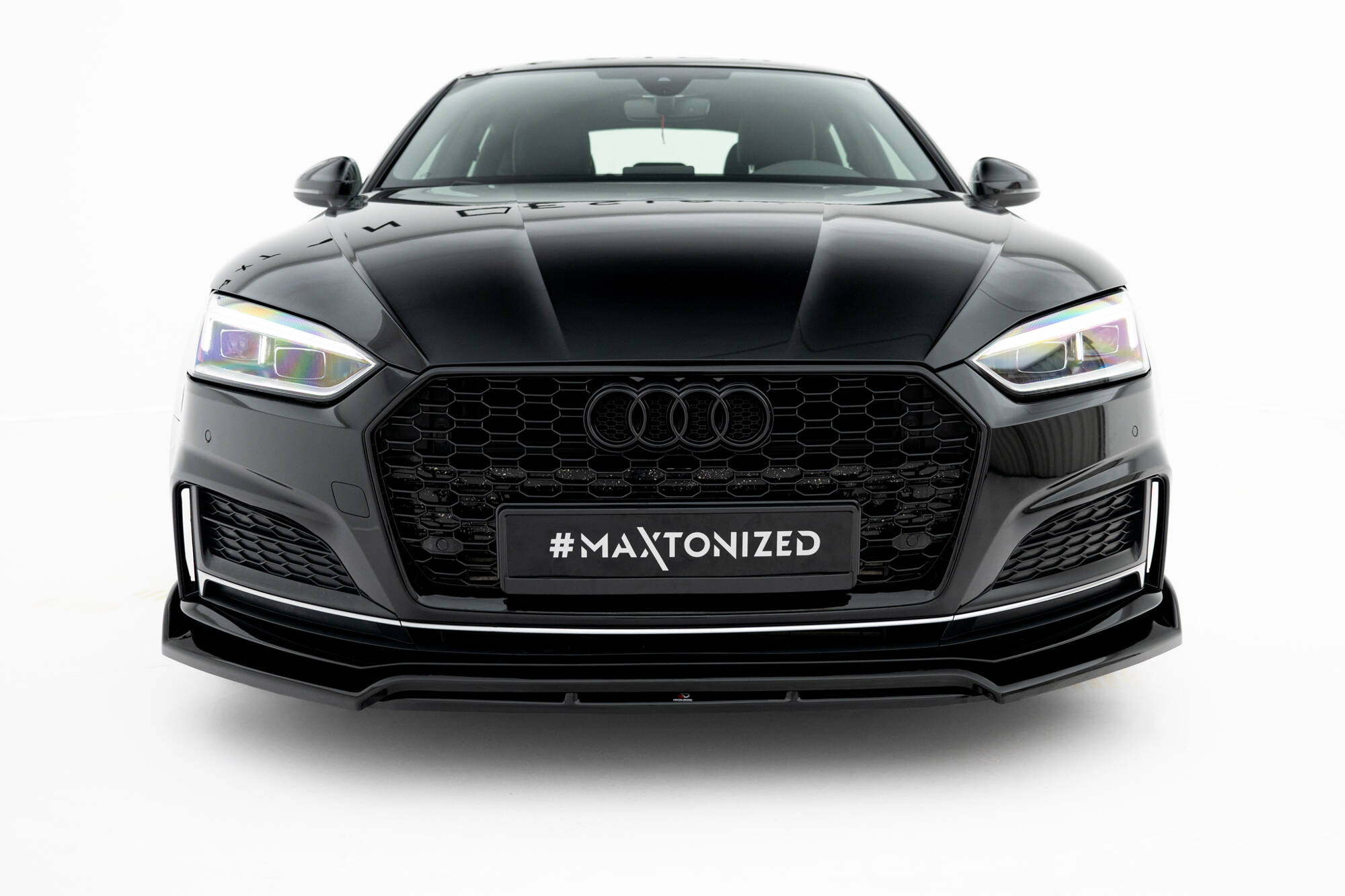 Frontspoiler Audi (A5/S5) F5 2016 - 2019 | Sport Glossy Black Edition – bilde 2