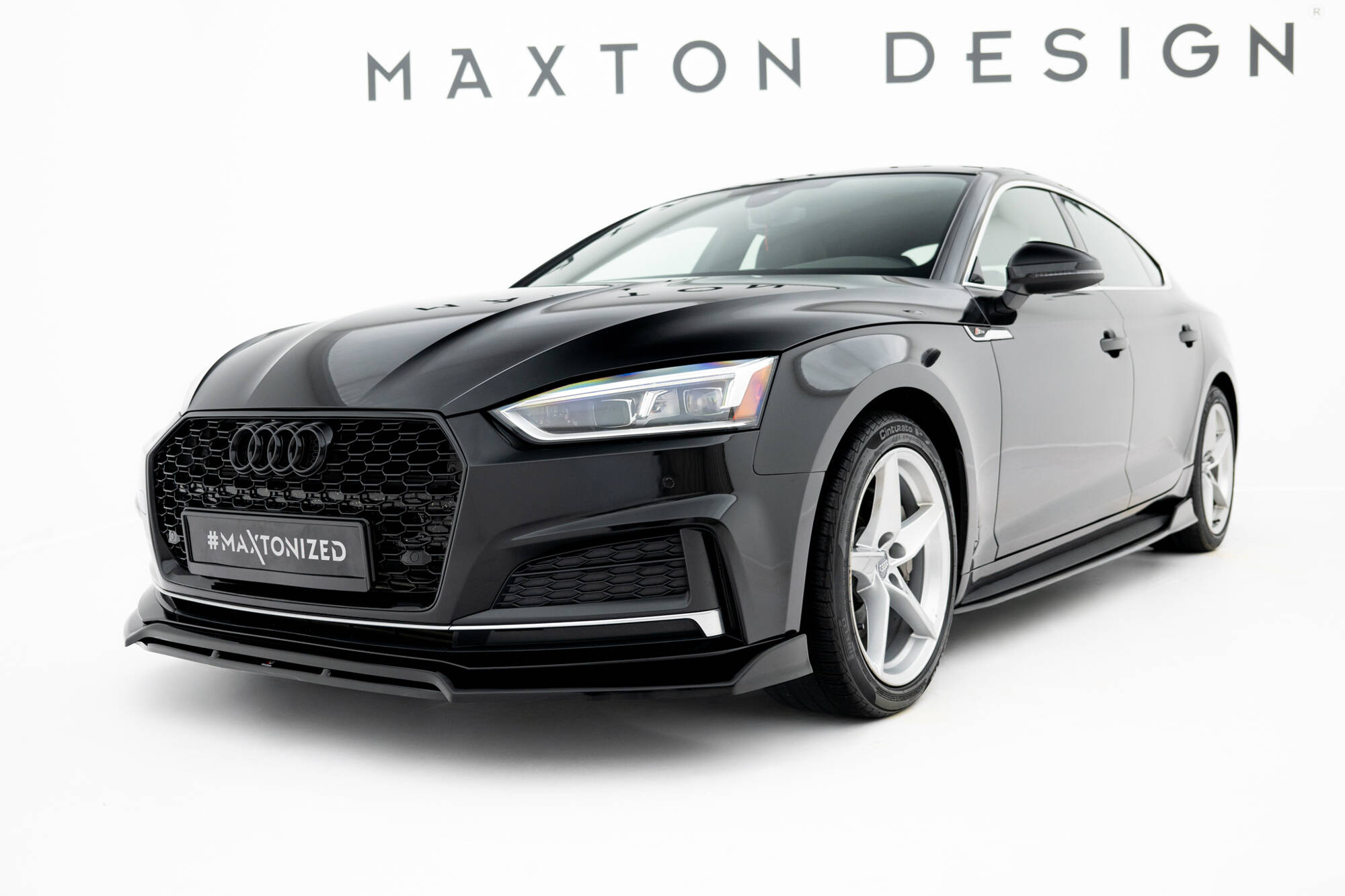 Frontspoiler Audi (A5/S5) F5 2016 - 2019 | Sport Glossy Black Edition – bilde 3