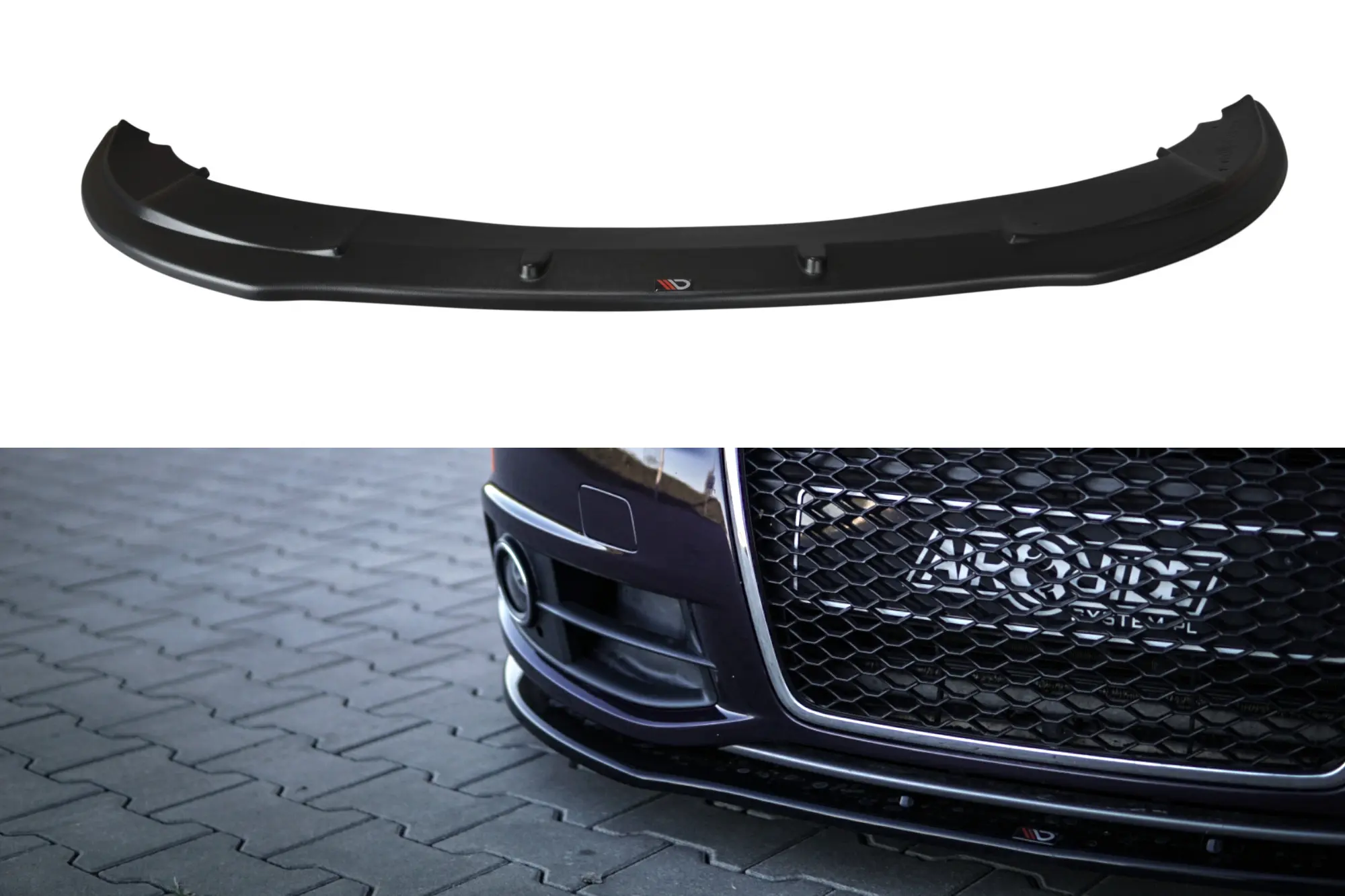 Frontspoiler Audi A6 C6 S-Line Facelift 2008 - 2011 | Glossy Black Edition Image 1