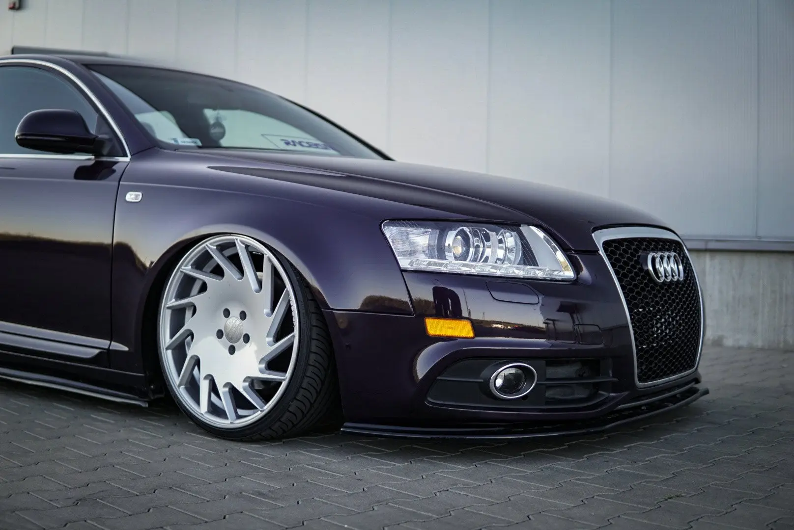 Frontspoiler Audi A6 C6 S-Line Facelift 2008 - 2011 | Glossy Black Edition Image 4