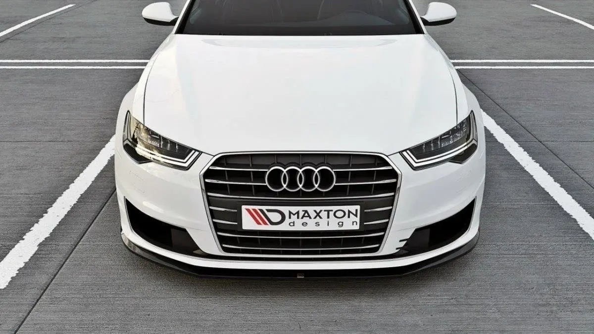 Frontspoiler Audi A6 C7 Facelift 2014 - 2018 | Glossy Black Edition – bilde 2