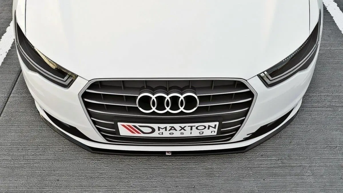 Frontspoiler Audi A6 C7 Facelift 2014 - 2018 | Glossy Black Edition – bilde 3