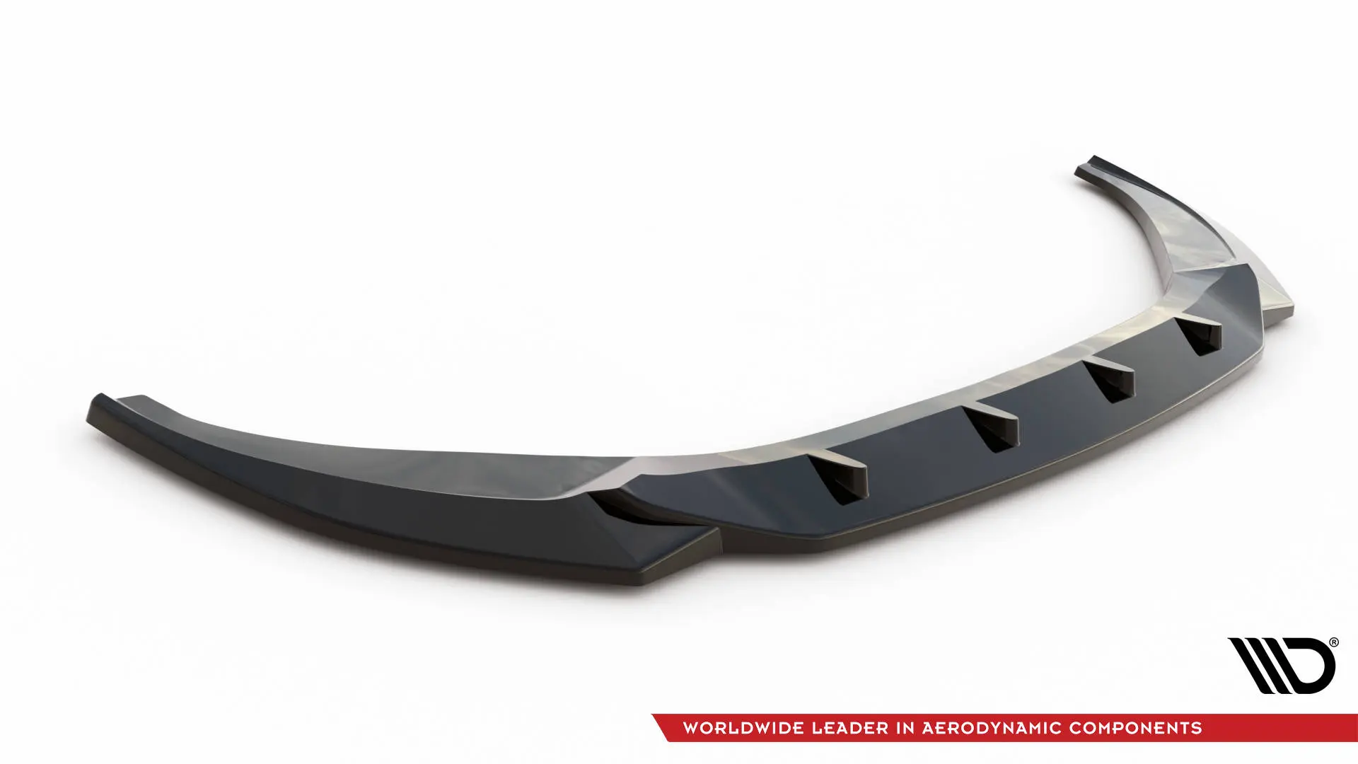 Frontspoiler Audi A6 C8 2018 - 2023 | V.1 Glossy Black Edition – bilde 4
