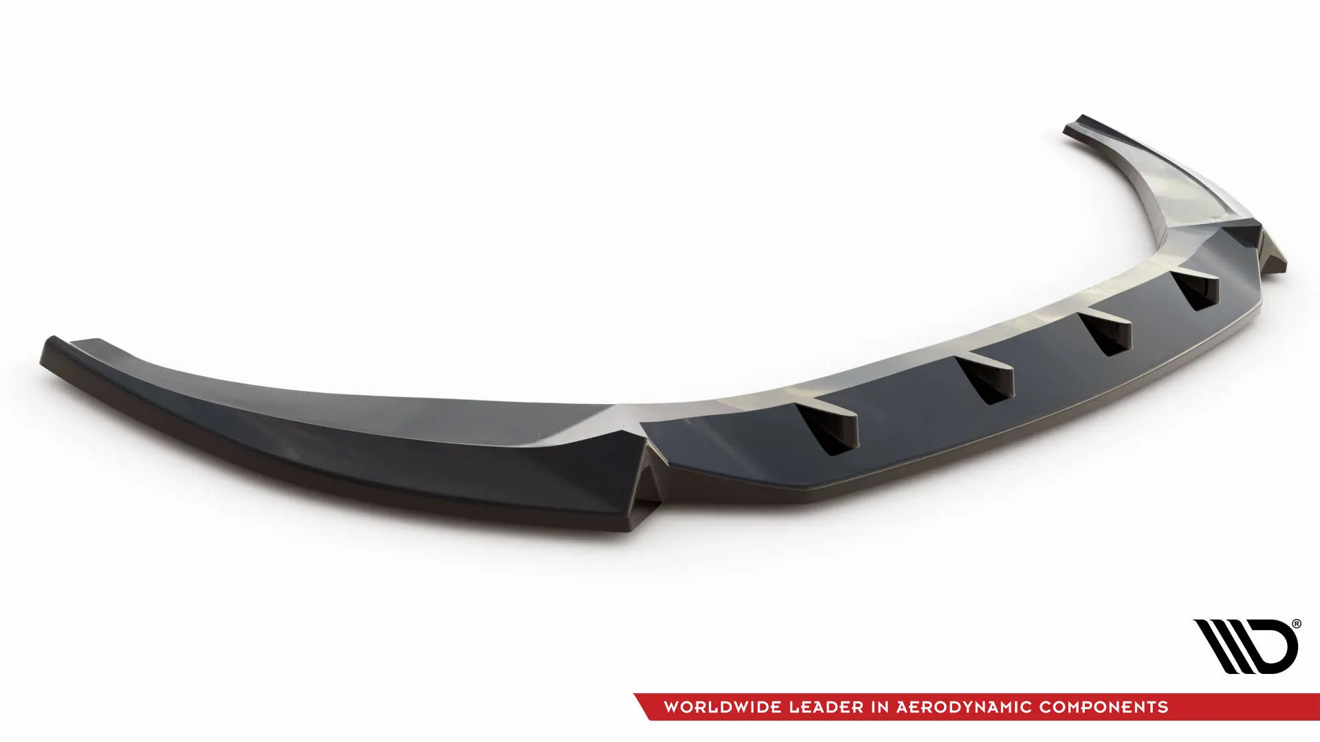 Frontspoiler Audi A6 C8 2018 - 2023 | V.2 Glossy Black Edition – bilde 4