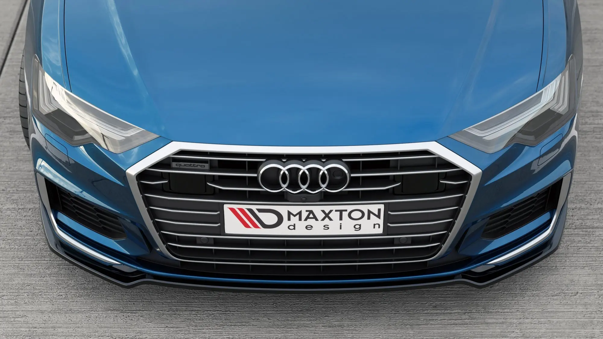 Frontspoiler Audi A6 C8 S-Line 2018 - 2025 / S6 (C8) 2019 - 2025 | V.1 Glossy Black Edition
