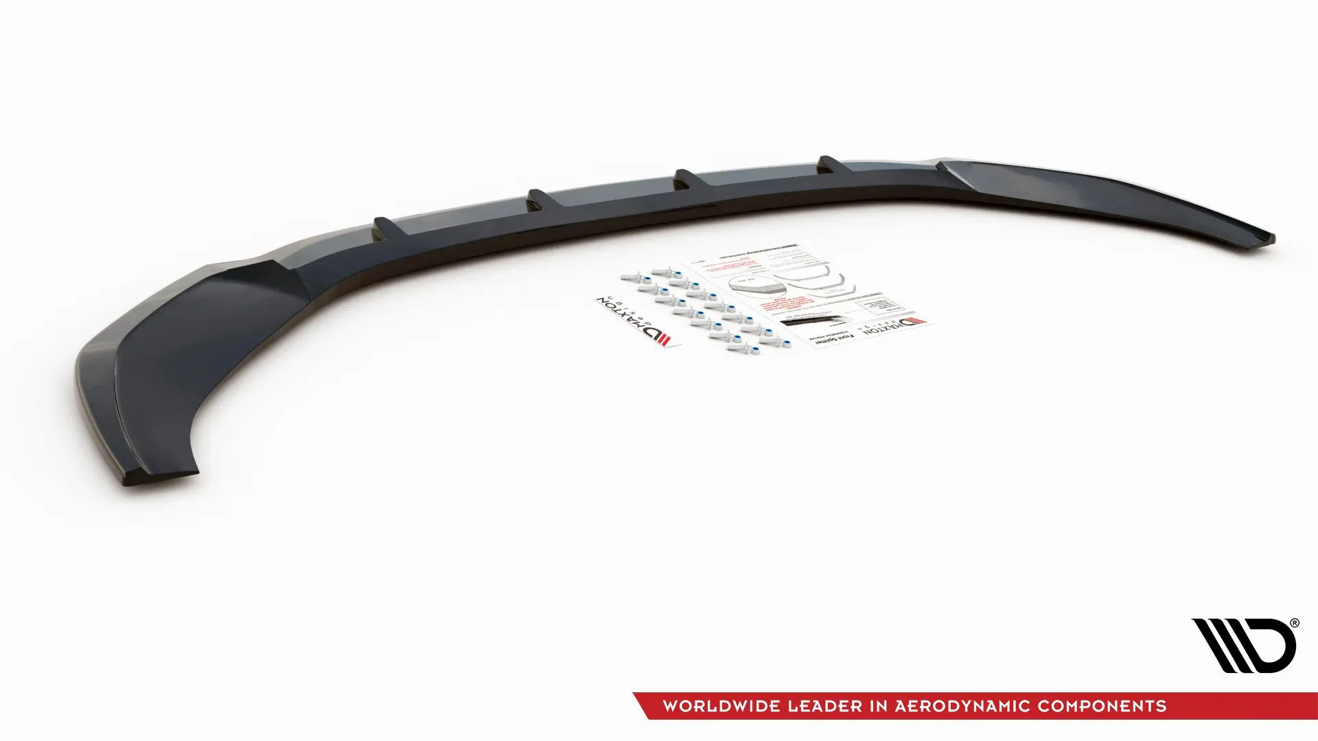 Frontspoiler Audi A6 S-Line (C8) 2018-> / S6 (C8) 2019 -> | V.2 Glossy Black Edition – bilde 6